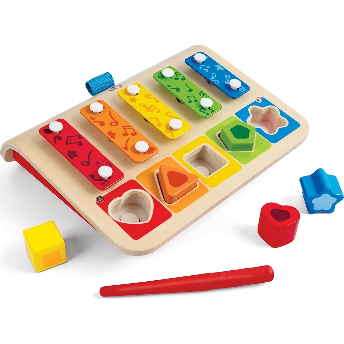 Clasificador de Formas Hape E0334 - Xilófono y Piano de Madera