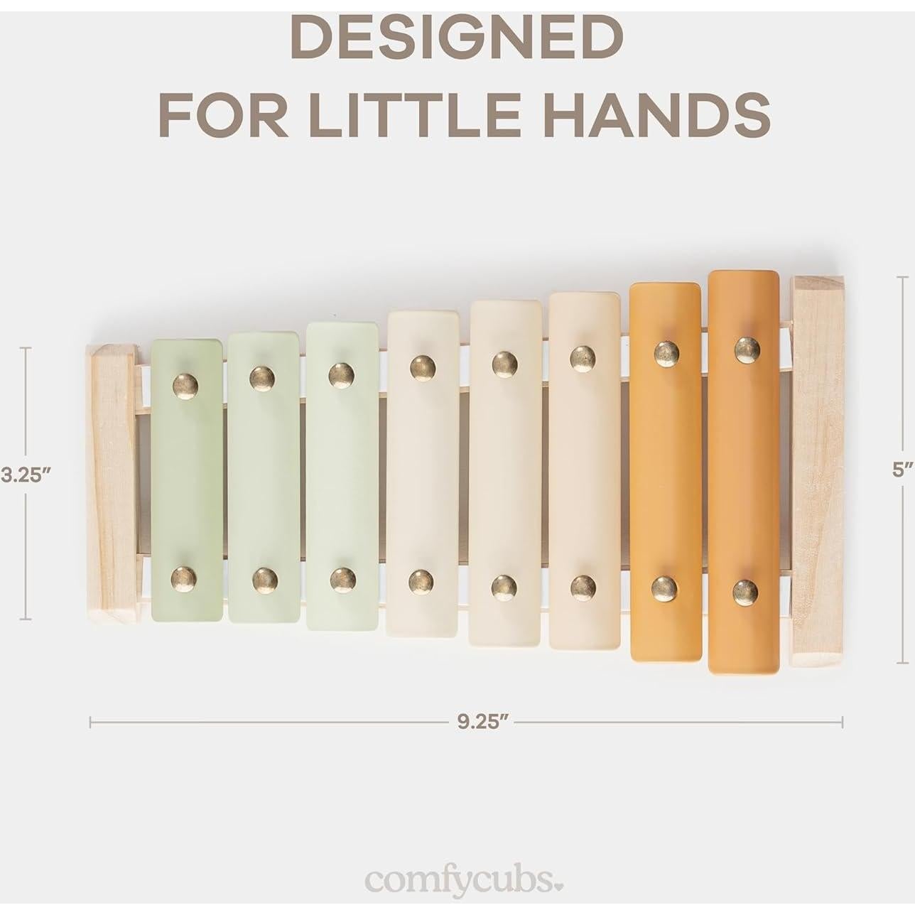 Xilófono Comfy Cubs para Niños - Instrumento Musical Colorido