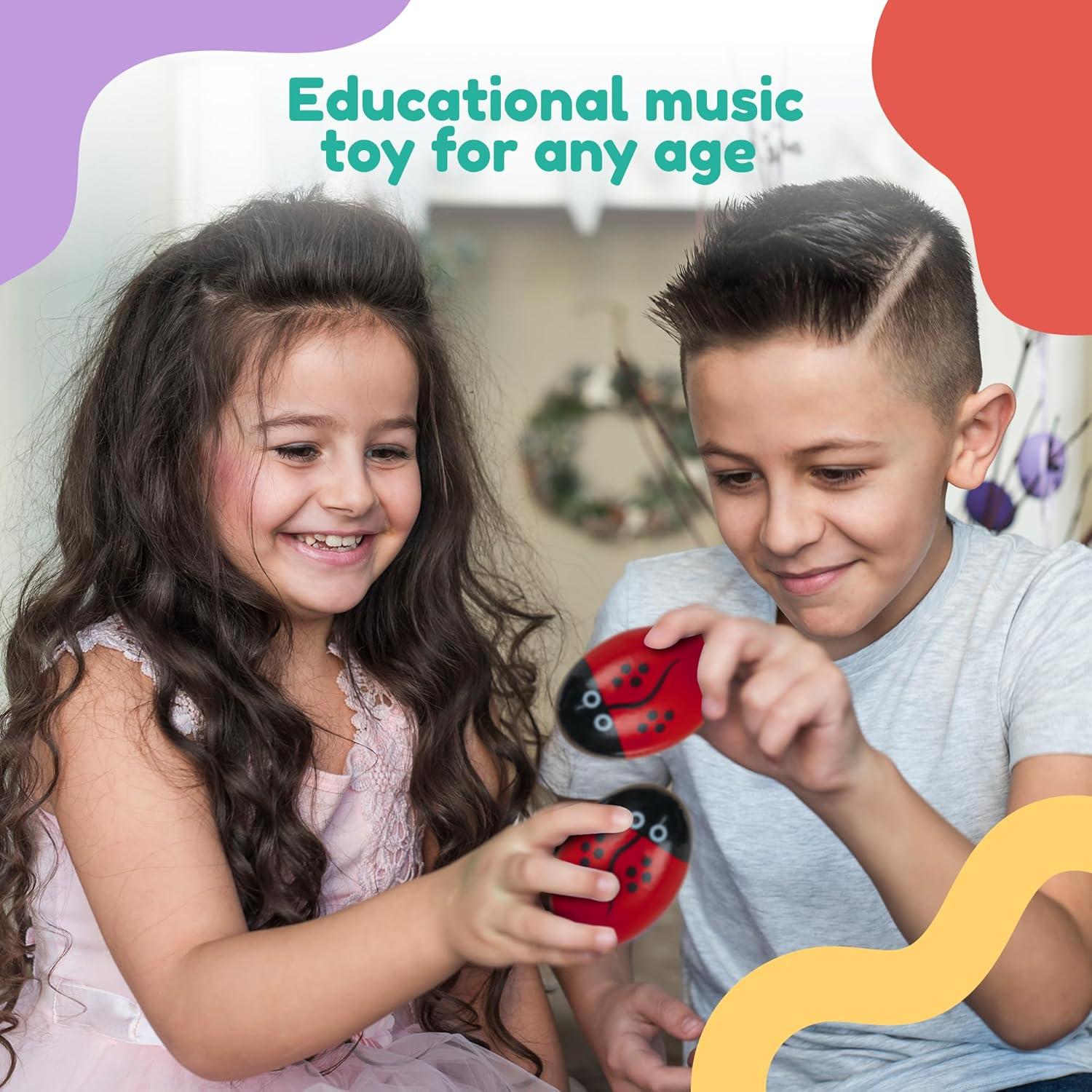 Juego de Instrumentos Musicales de Madera Stoie - 34 Piezas