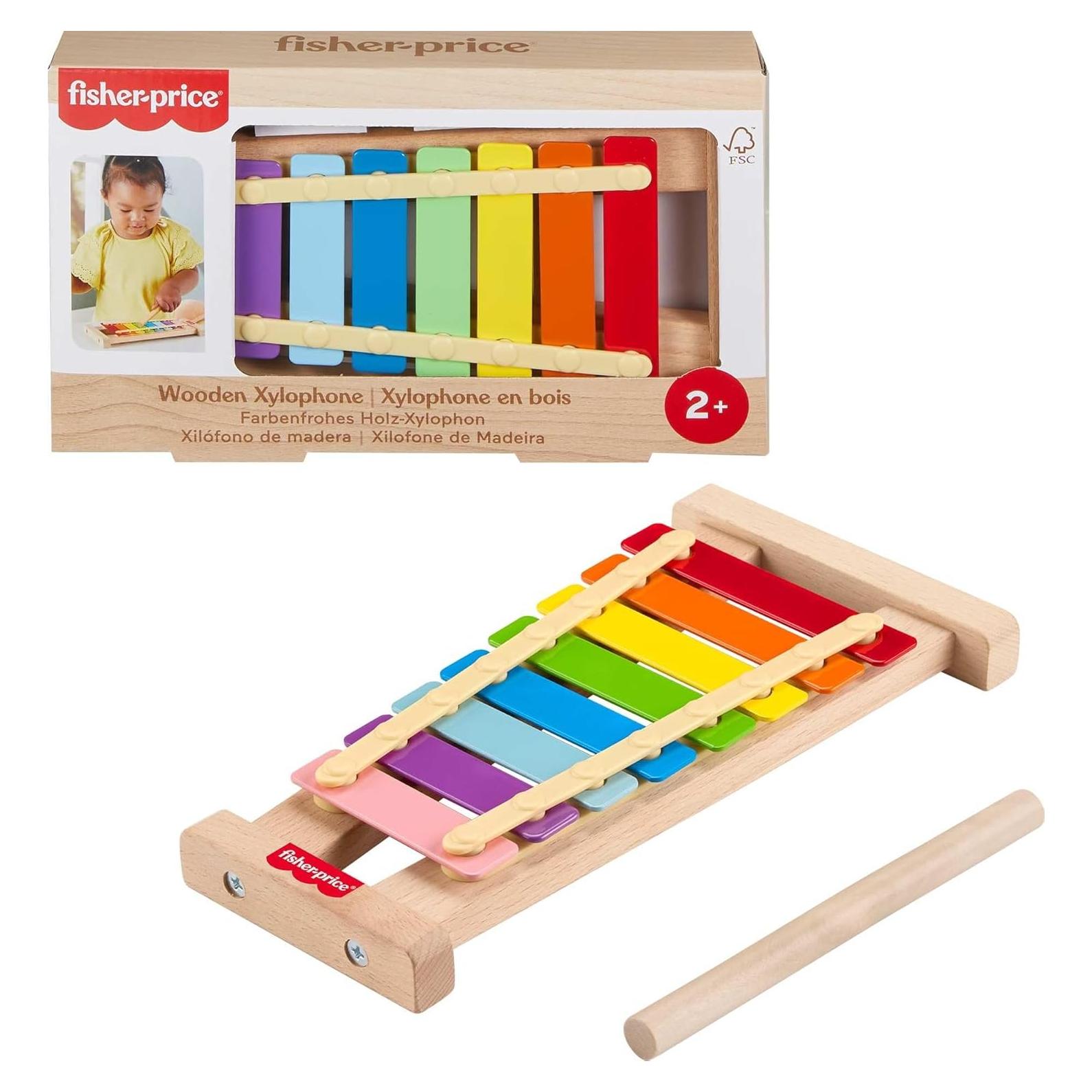 Xilófono de Madera Fisher-Price para Niños 2+ Años