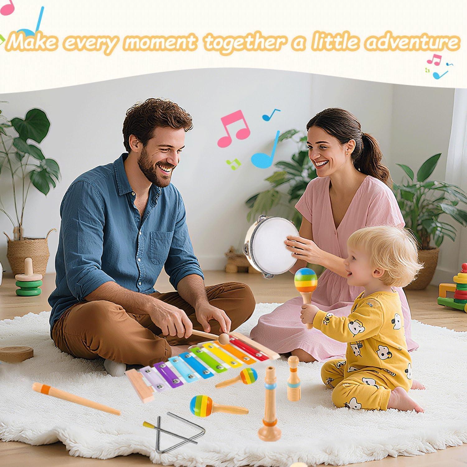 Set de Juguetes Musicales MINGKIDS para Niños 1-3 Años