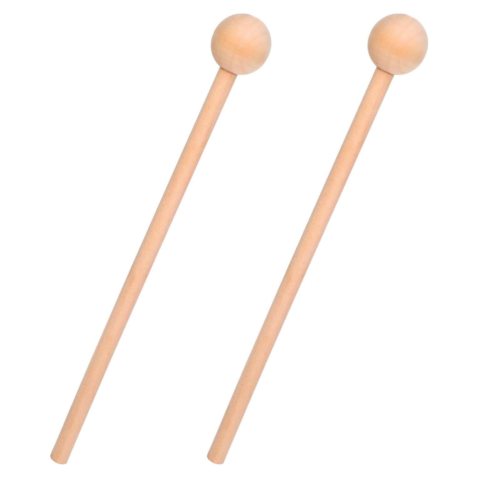 Mazos de Percusión de Madera 2 Pcs 20.5 cm para Glockenspiel
