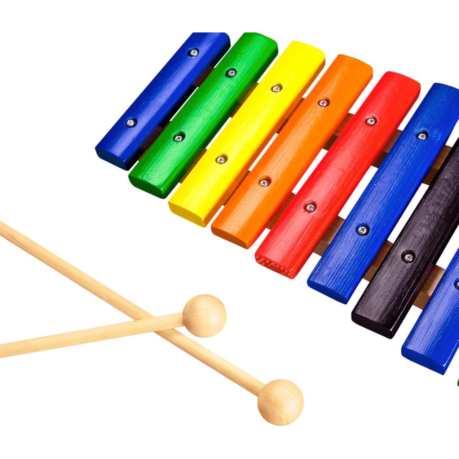 Mazos de Percusión de Madera 2 Pcs 20.5 cm para Glockenspiel