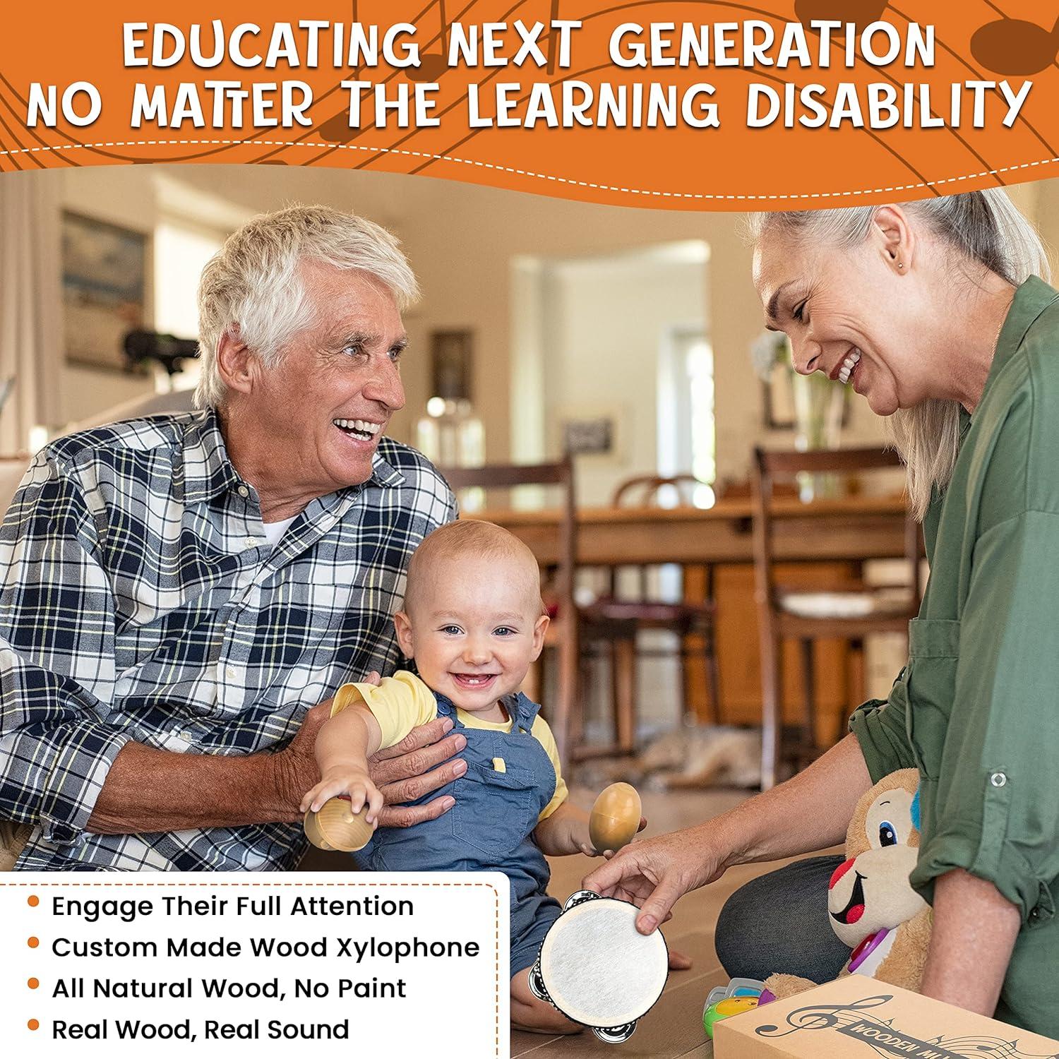 Set de Instrumentos Musicales de Madera L Learning Toy Boxes