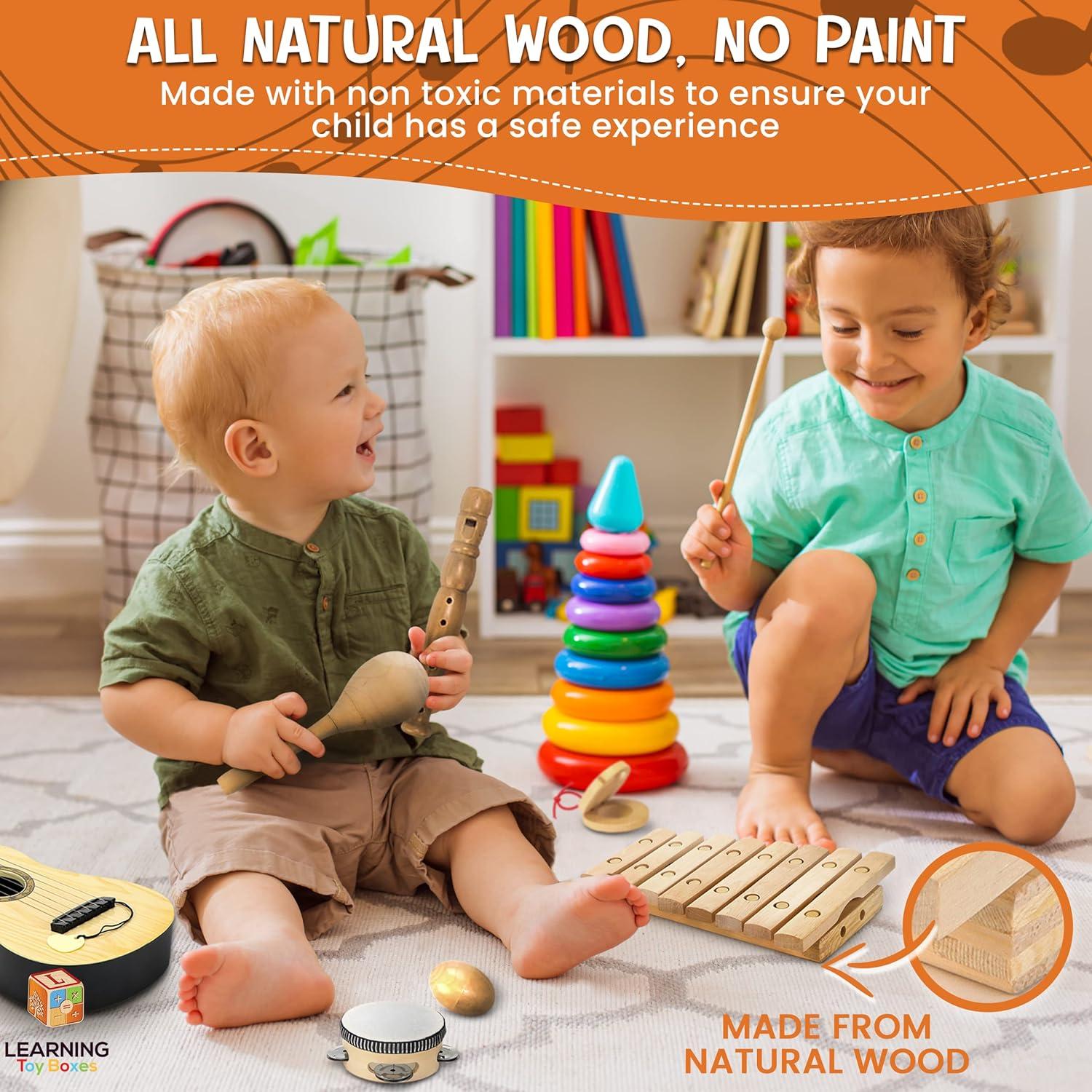 Set de Instrumentos Musicales de Madera L Learning Toy Boxes