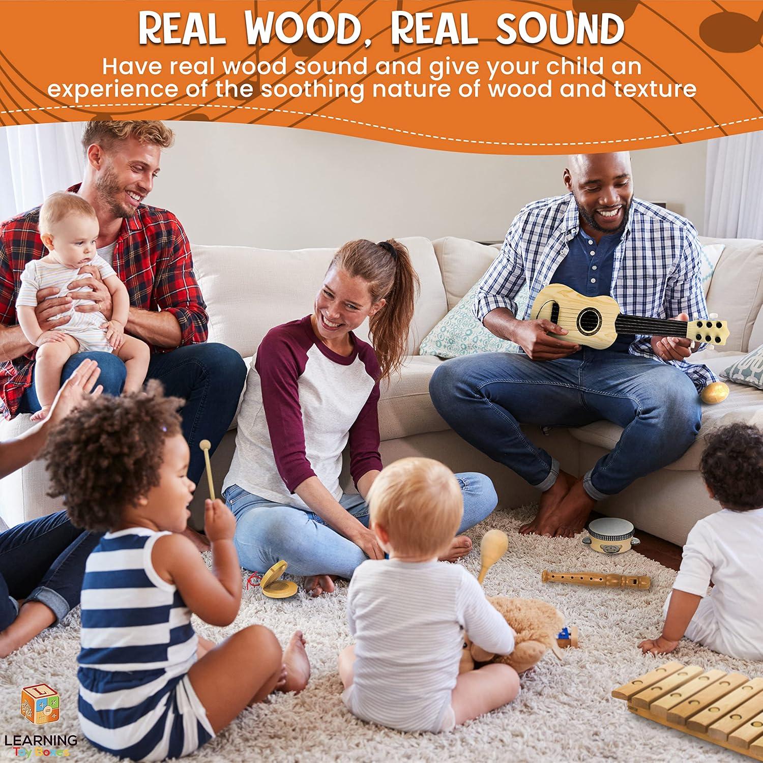 Set de Instrumentos Musicales de Madera L Learning Toy Boxes