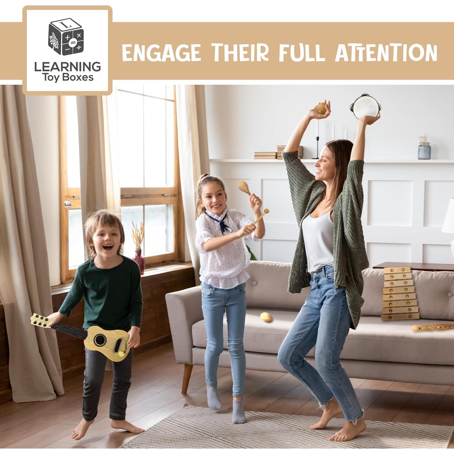 Set de Instrumentos Musicales de Madera L Learning Toy Boxes