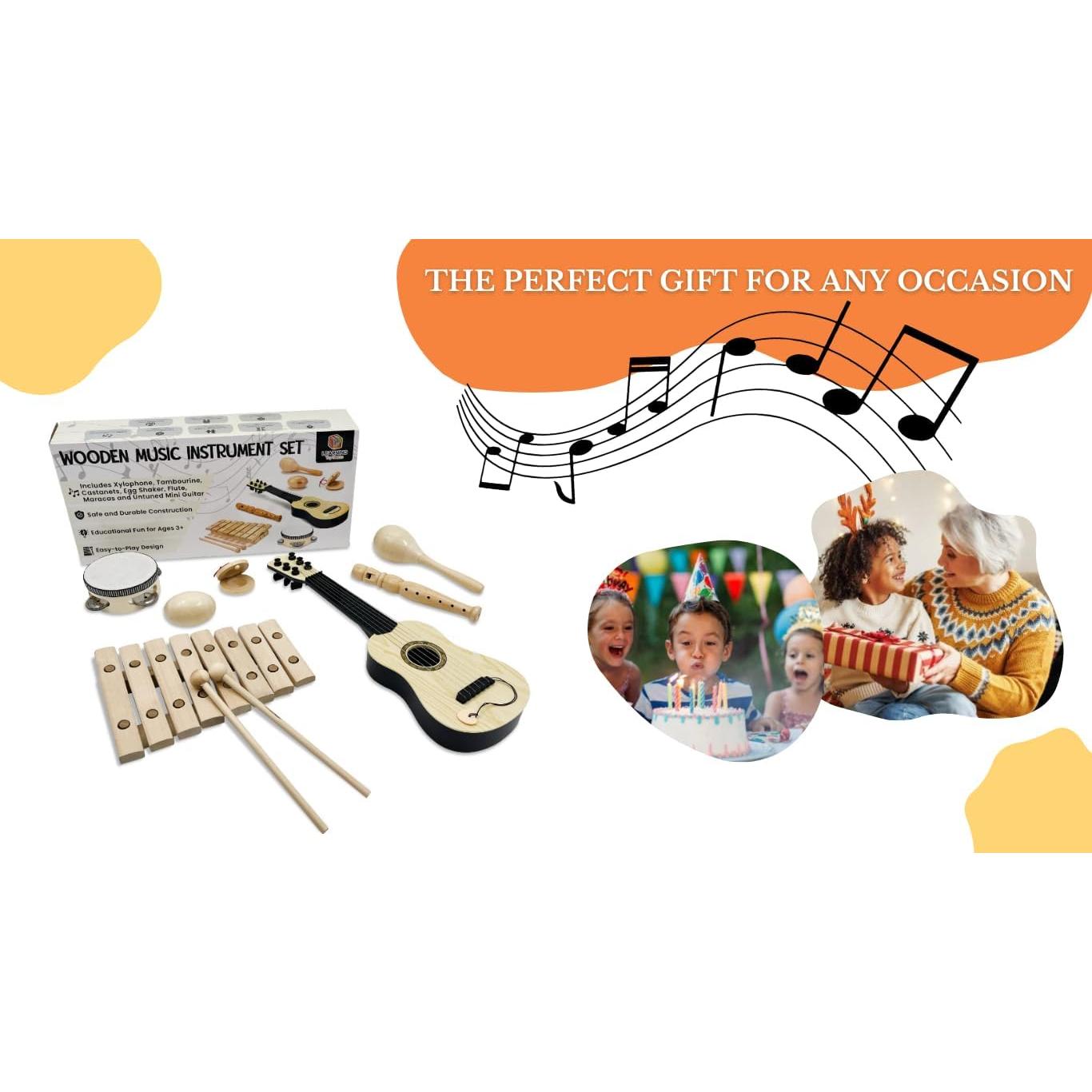 Set de Instrumentos Musicales de Madera L Learning Toy Boxes