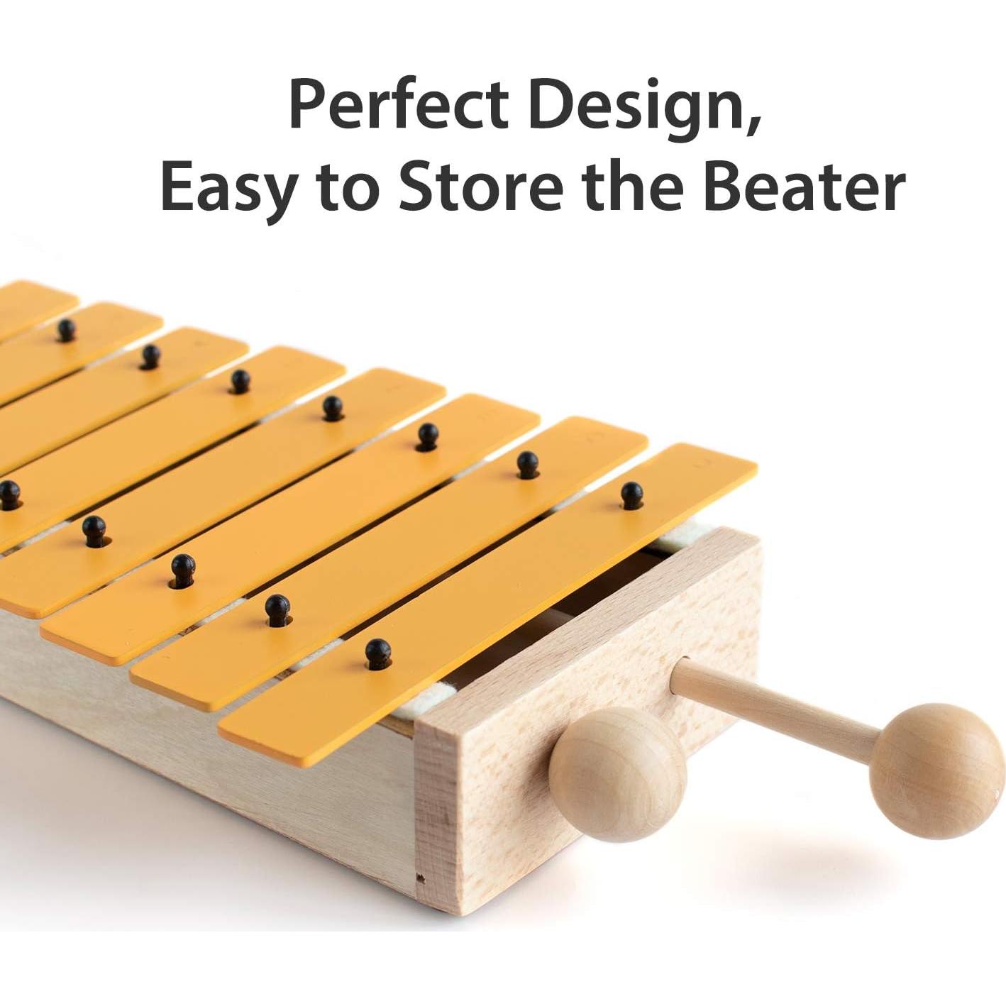 Xilófono de Madera MUSICUBE 13 Teclas para Niños 0.85 kg