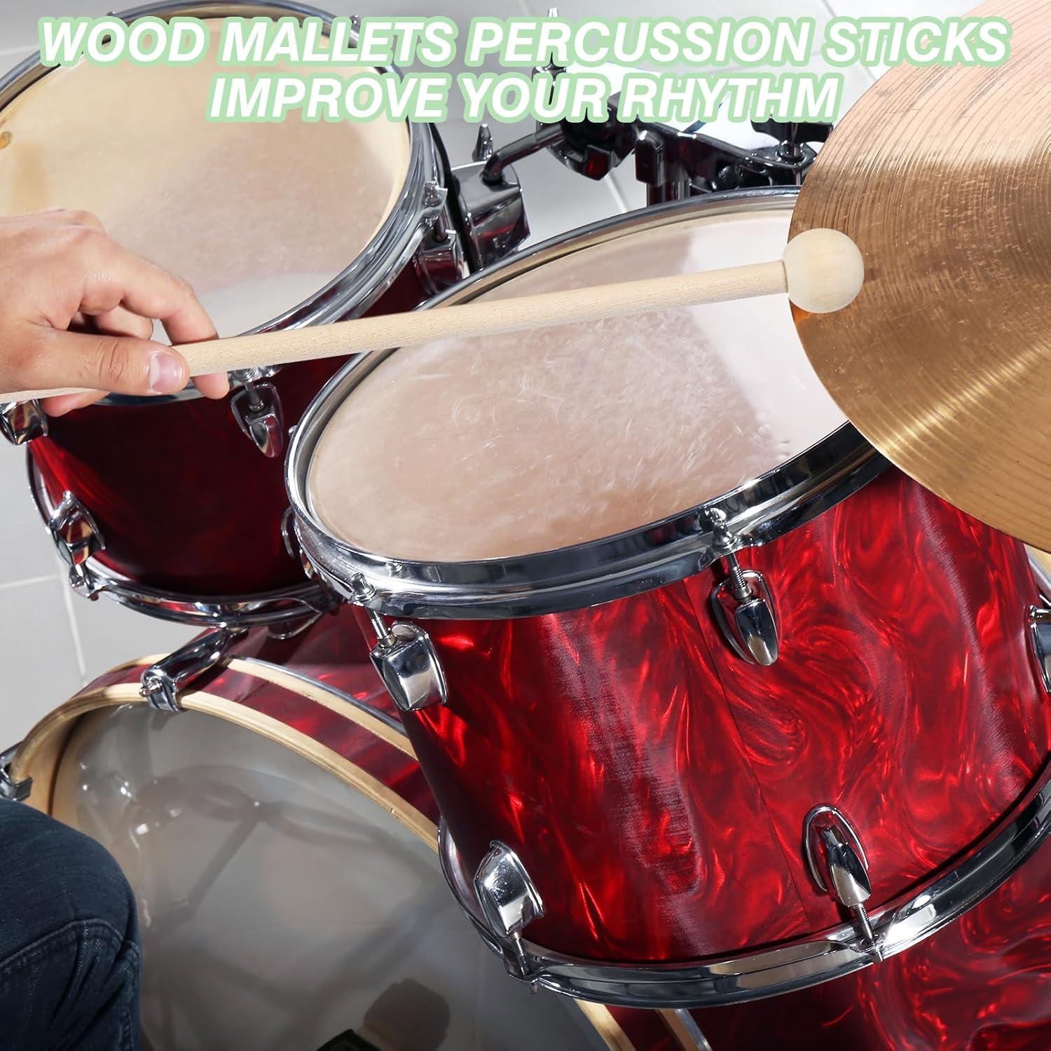 Mallets de Madera para Xilófono 20.32 cm - 2 Piezas