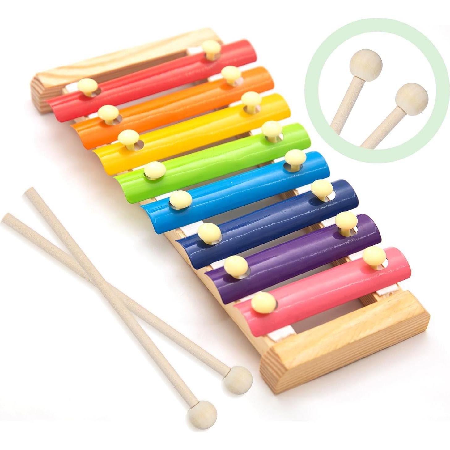 Mallets de Madera para Xilófono 20.32 cm - 2 Piezas