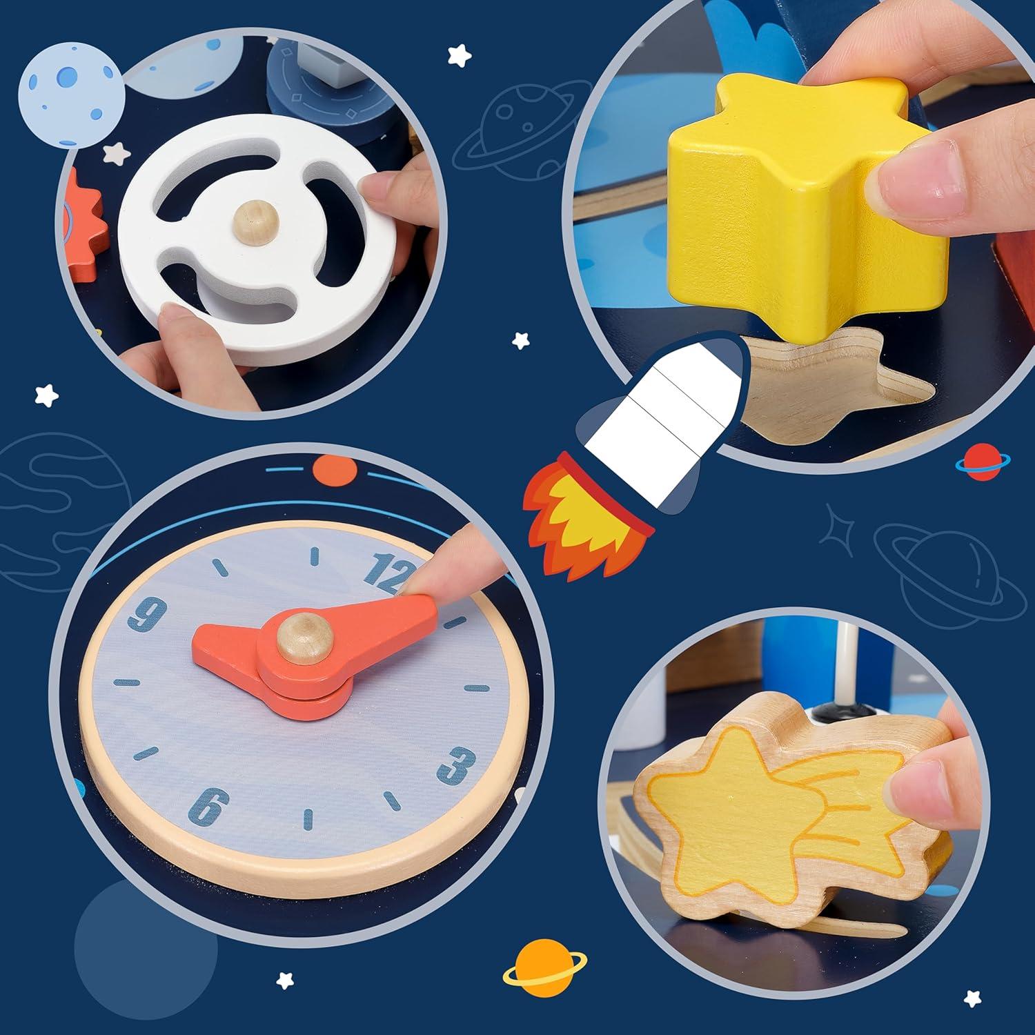 Mesa de Actividades Montessori Pillowhale 10 en 1 para Niños