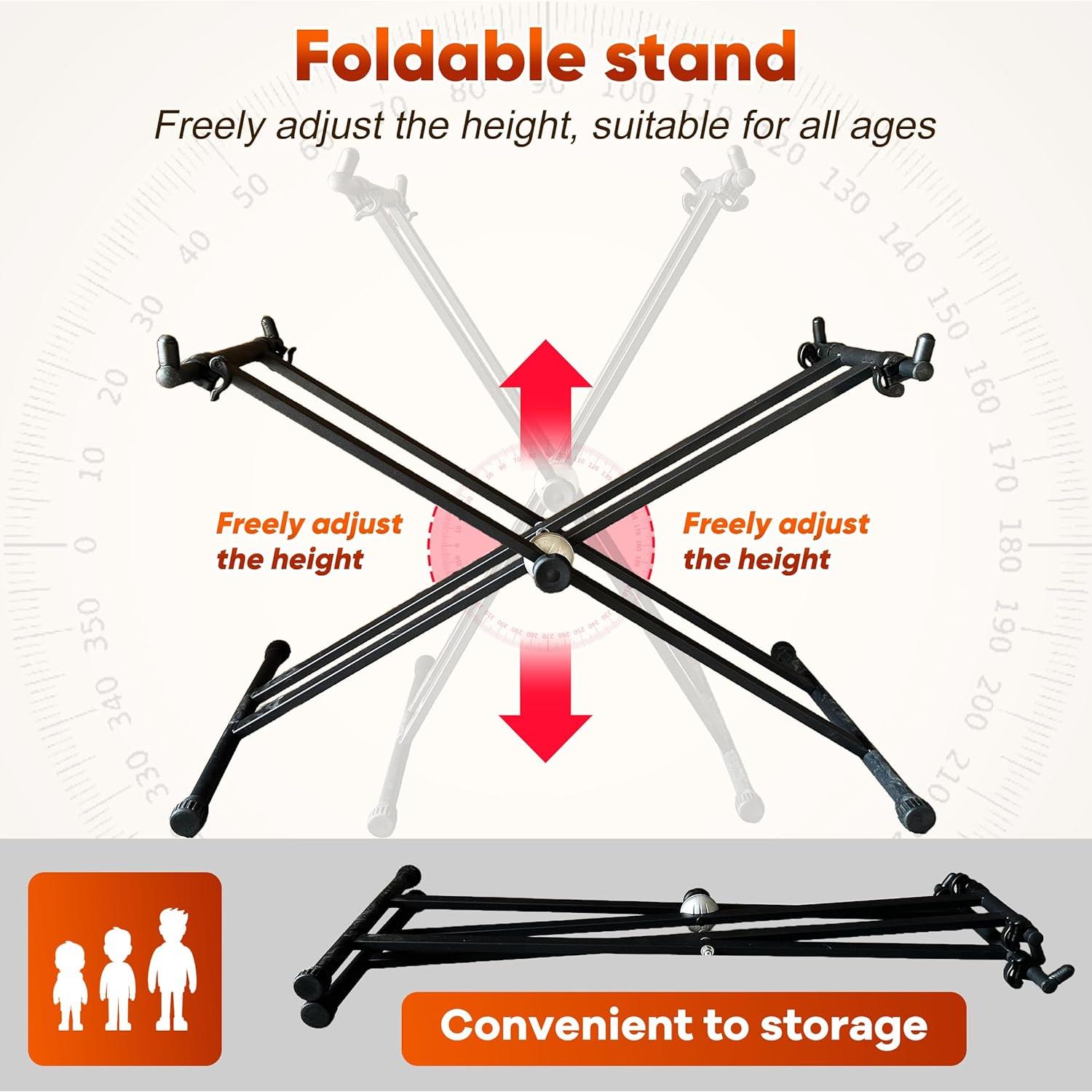 Xilófono Profesional LyricLight 37 Notas de Madera con Soporte