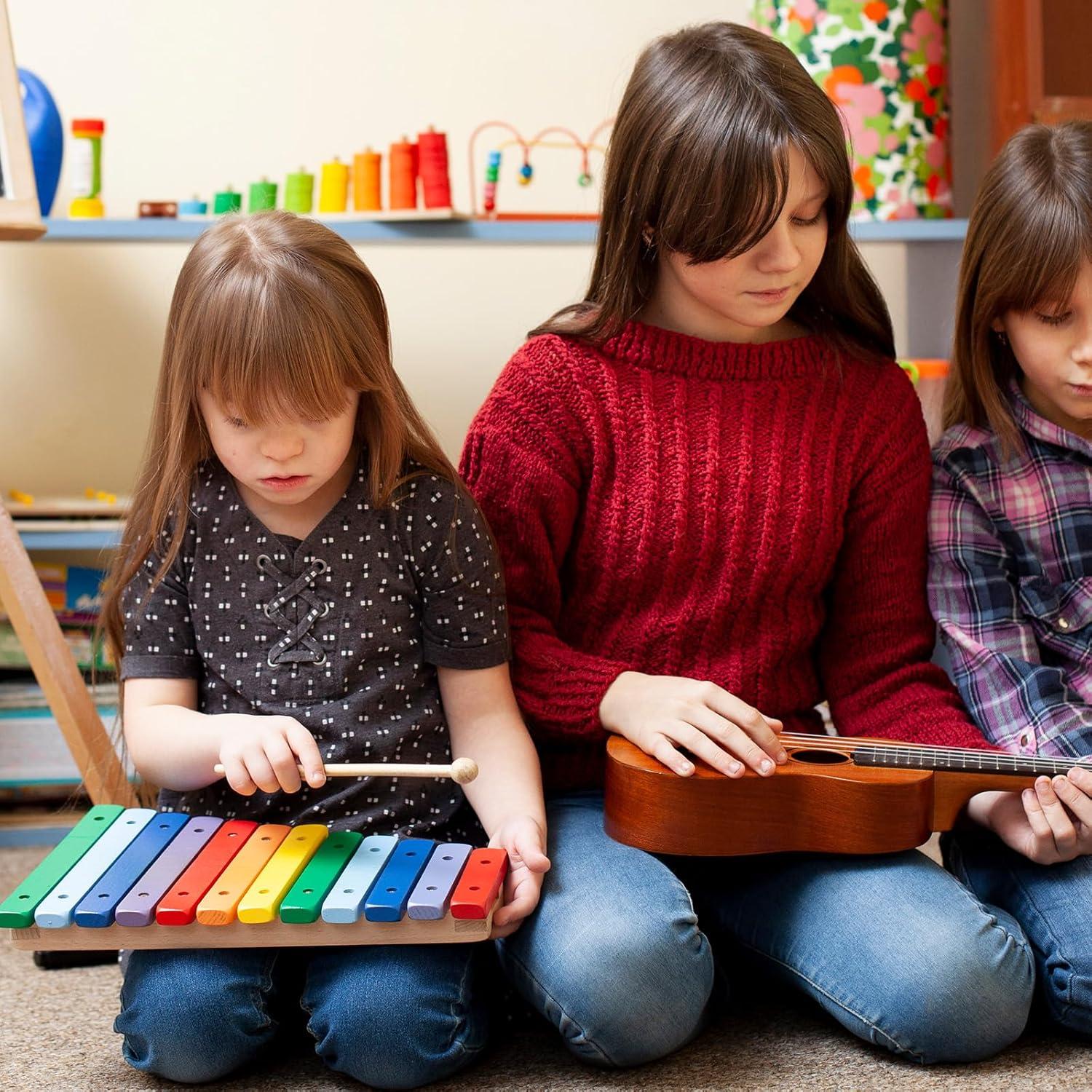 Mallets de Percusión de Madera Haya 19 cm - 2 Piezas