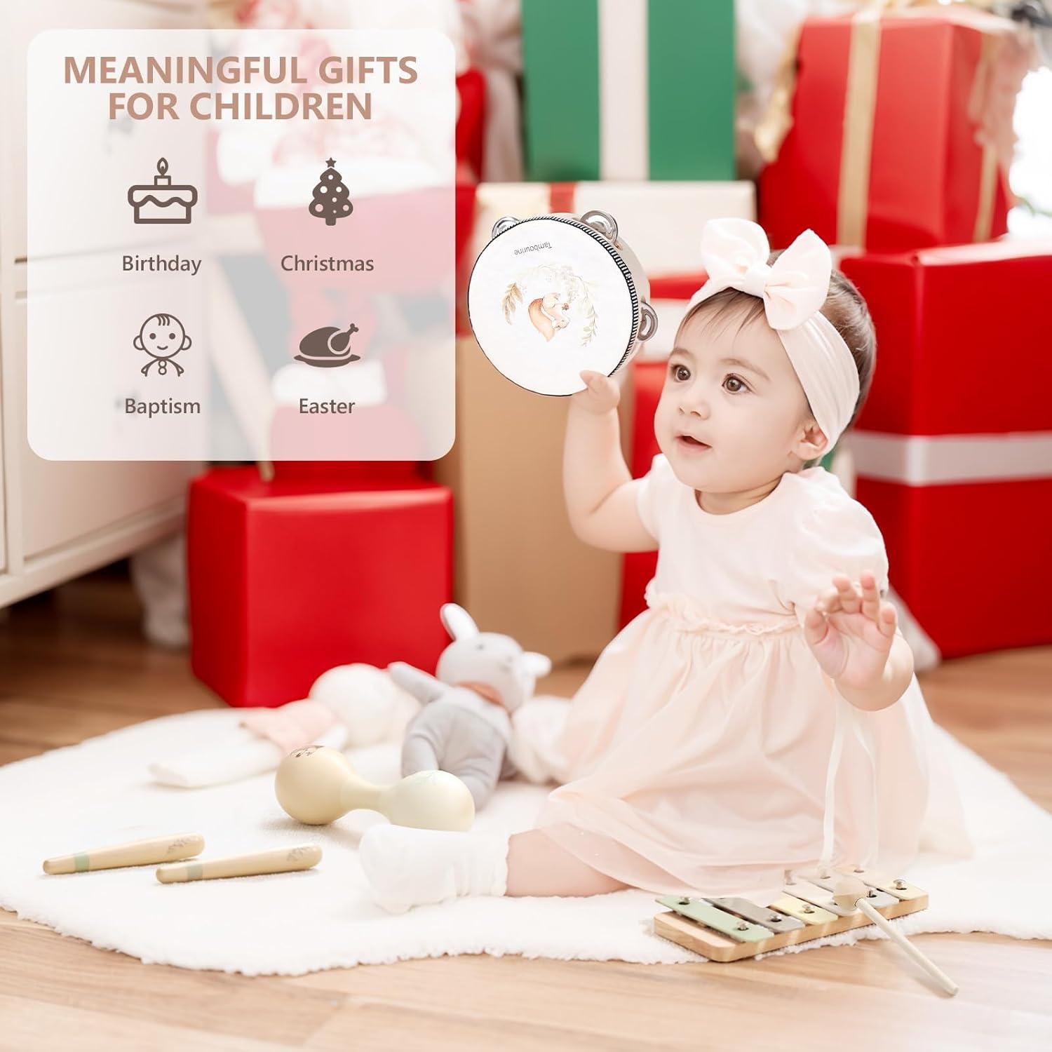 Juego de Instrumentos Musicales Montessori Let's Make - Set 4 en 1