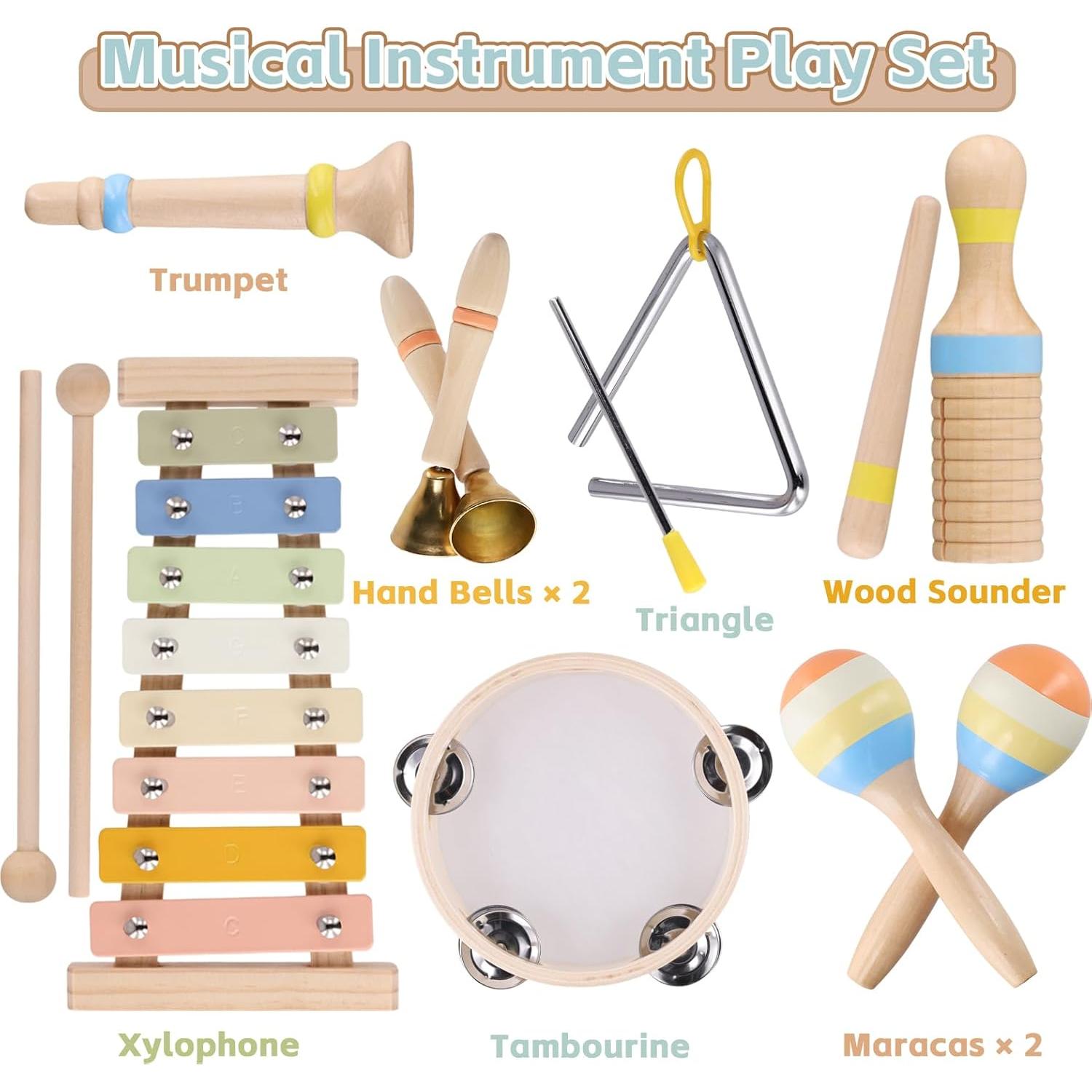 Set de Instrumentos Musicales Montessori Innowis para Niños
