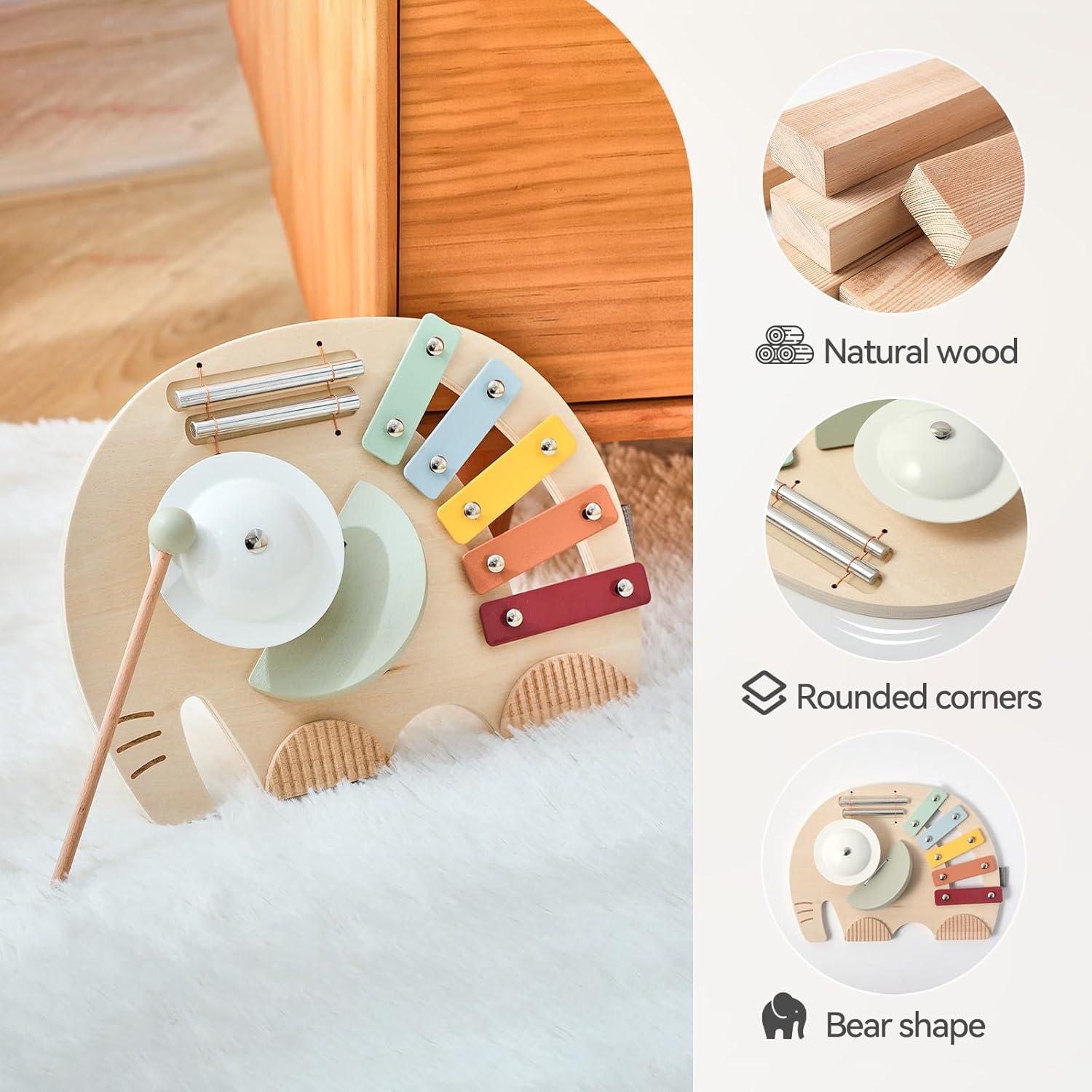 Xilófono Elefante Promise Babe para Bebés - Juguete Musical Educativo