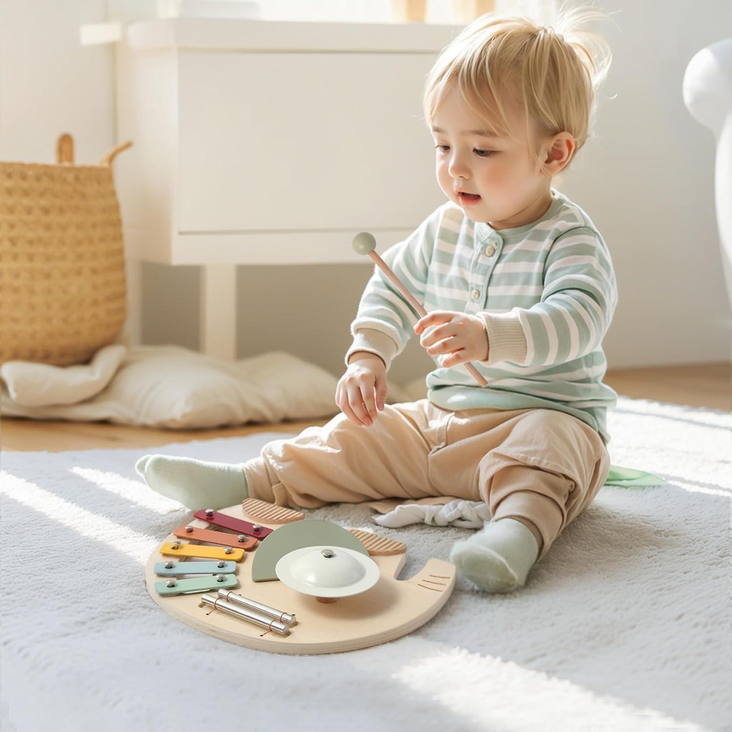 Xilófono Elefante Promise Babe para Bebés - Juguete Musical Educativo