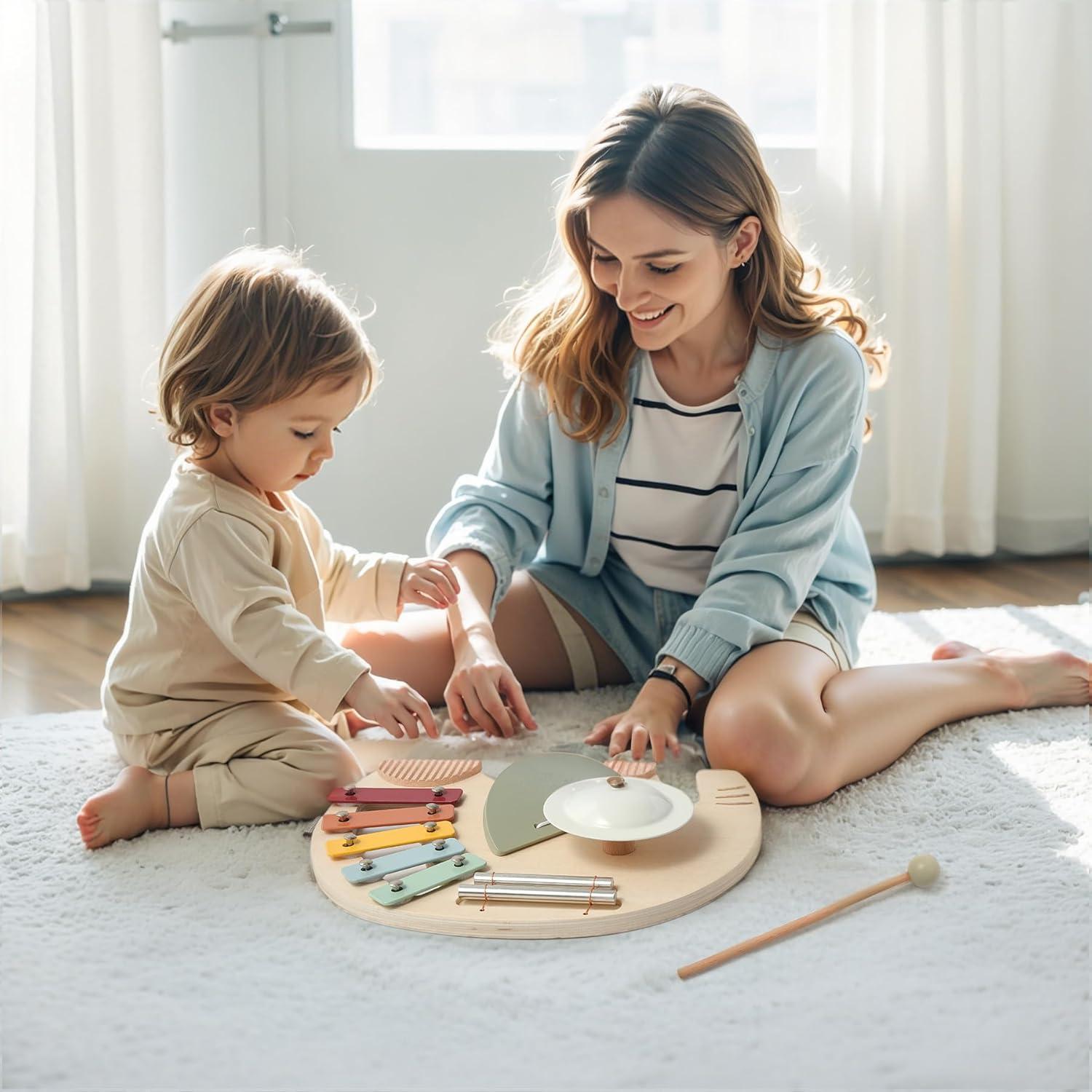 Xilófono Elefante Promise Babe para Bebés - Juguete Musical Educativo