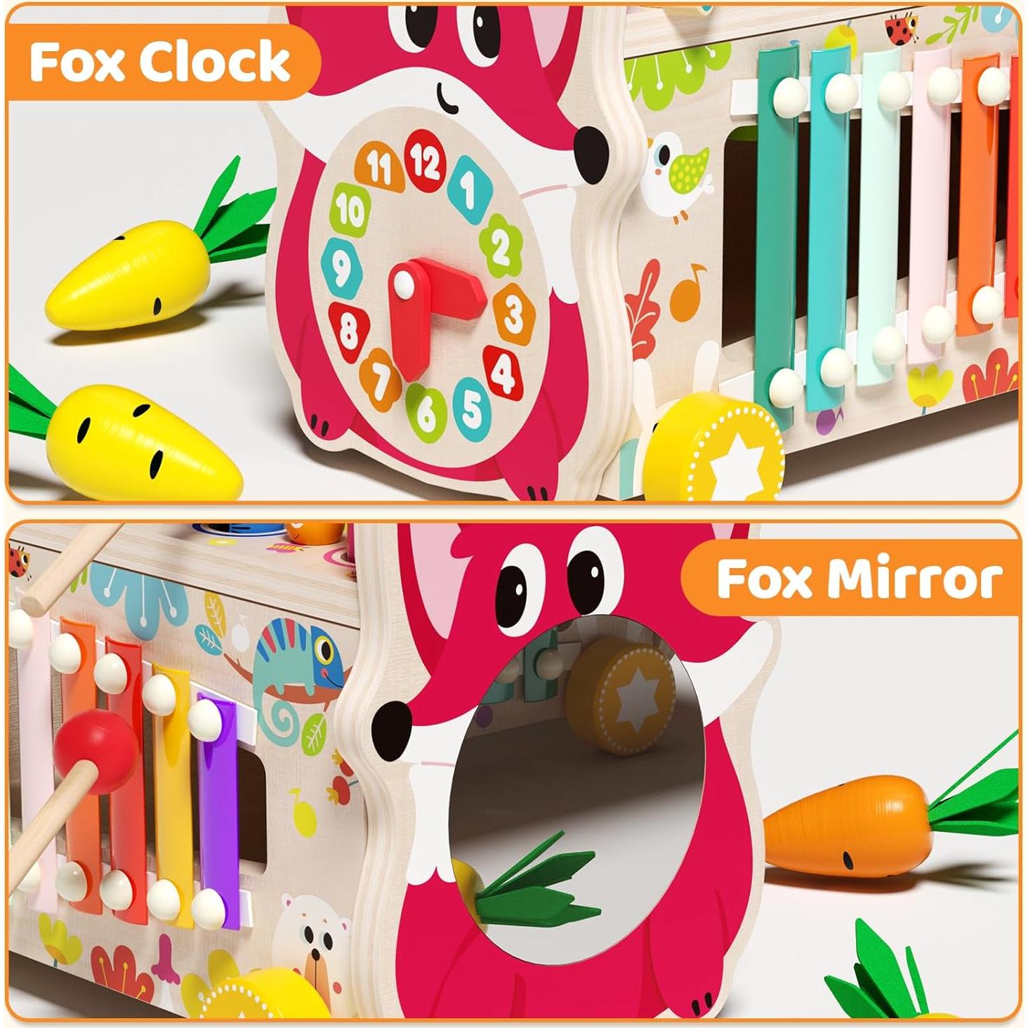 Juguete Montessori 8 en 1 Edutree para Niños 1-3 Años