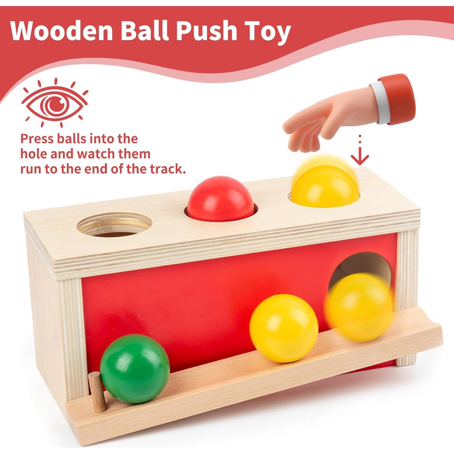 Juego de Juguetes Montessori Smartwo de Madera para Niños