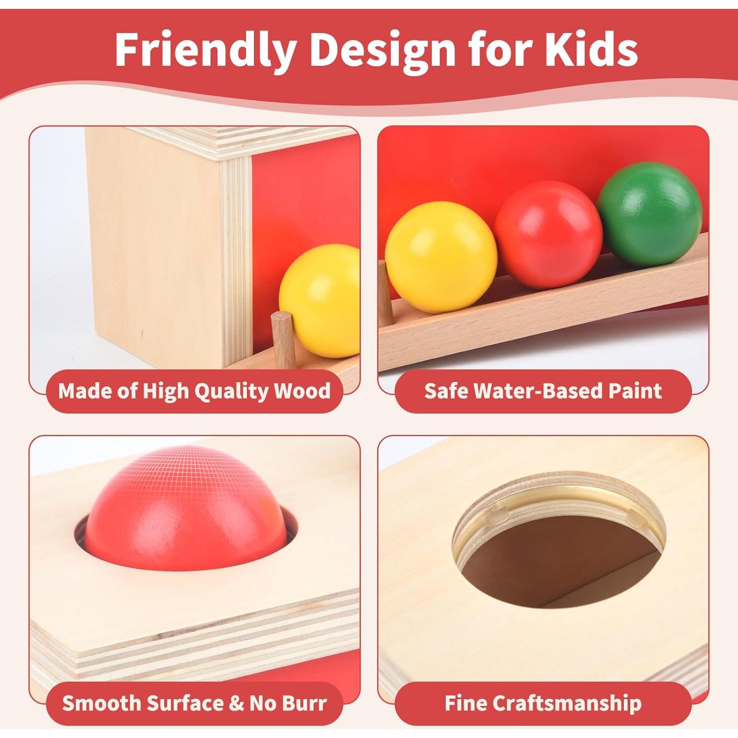 Juego de Juguetes Montessori Smartwo de Madera para Niños