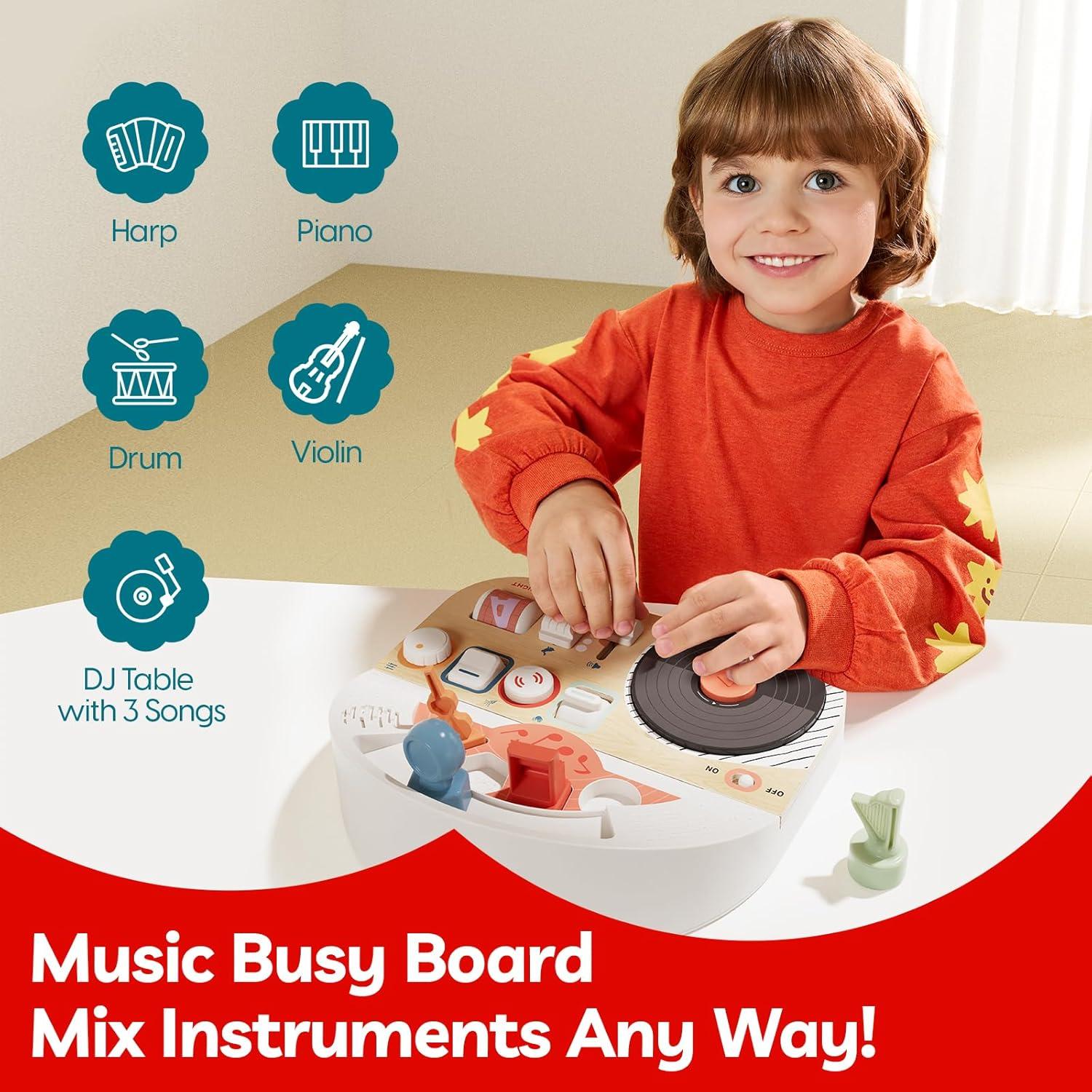 Tablero Musical Sensorial Montessori TOP BRIGHT 14 Actividades