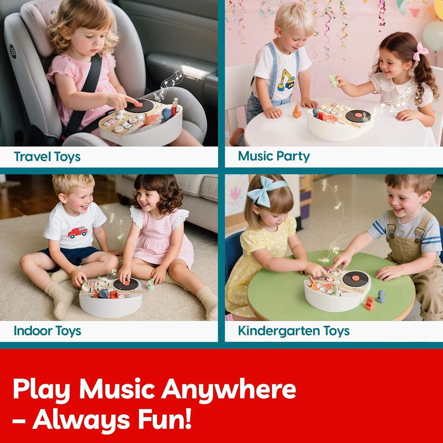 Tablero Musical Sensorial Montessori TOP BRIGHT 14 Actividades