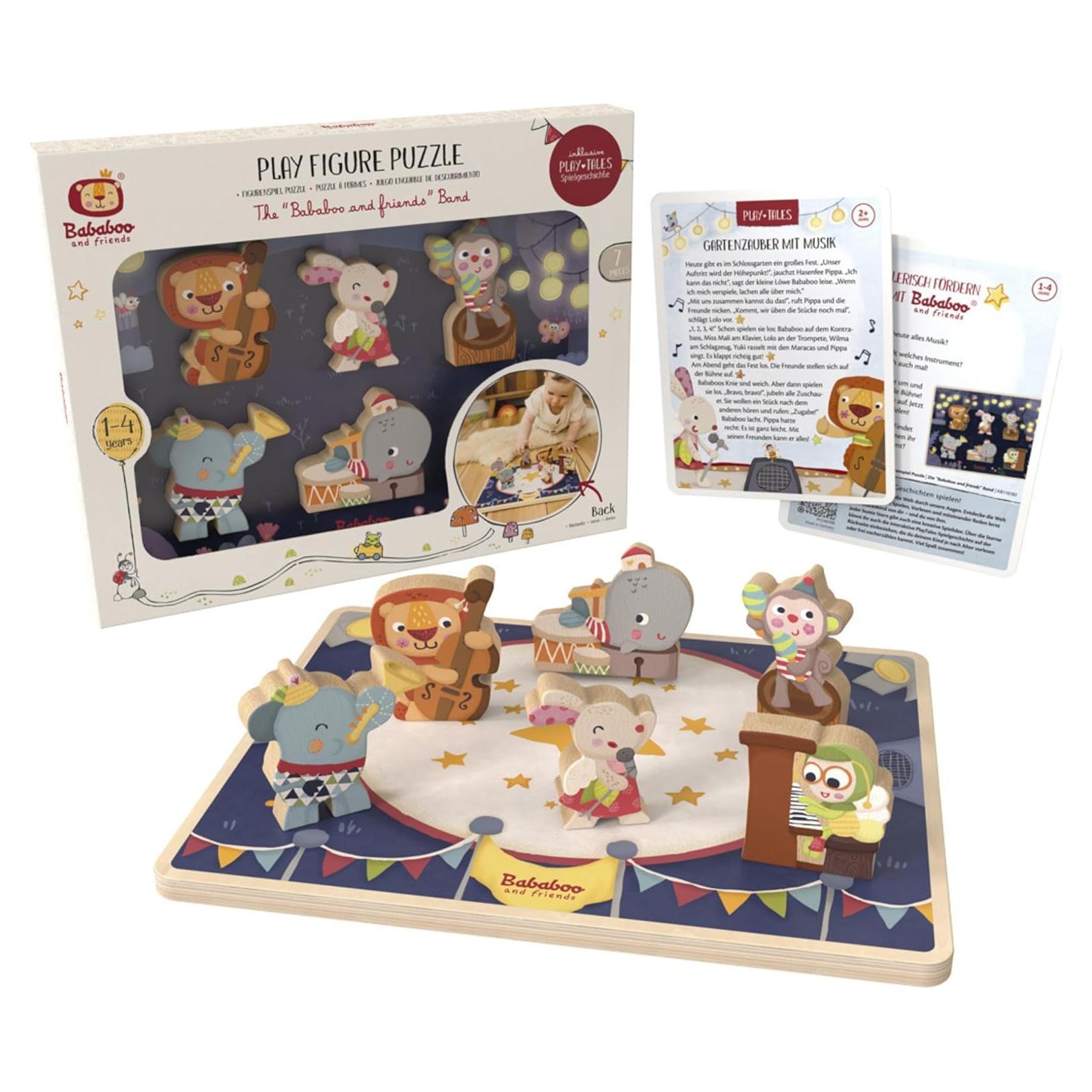 Rompecabezas de Madera Bababoo y Amigos 7 Piezas 27.94x22.86cm