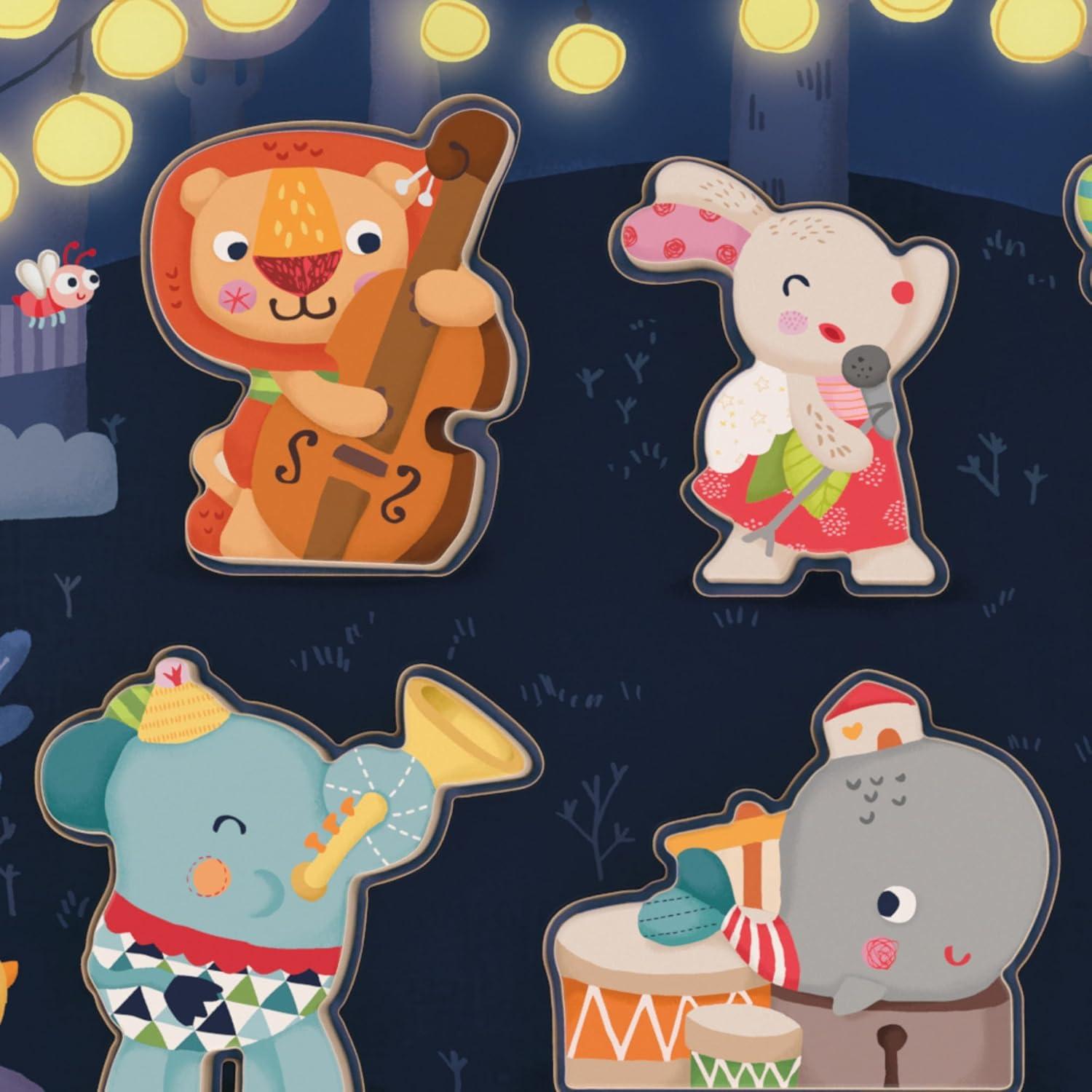 Rompecabezas de Madera Bababoo y Amigos 7 Piezas 27.94x22.86cm