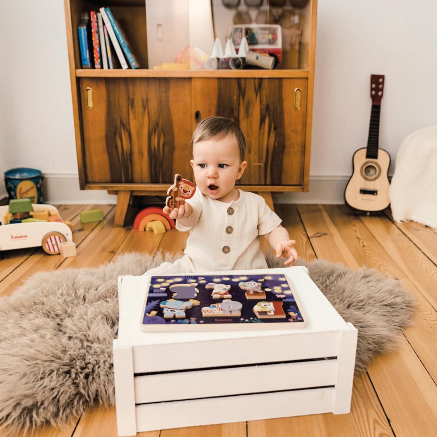 Rompecabezas de Madera Bababoo y Amigos 7 Piezas 27.94x22.86cm