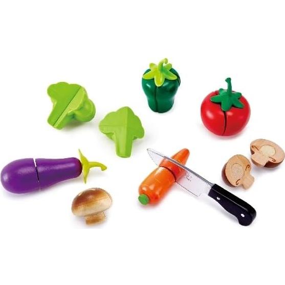 Hape Verduras de Jardín - Juego de Cocina de Madera para Niños