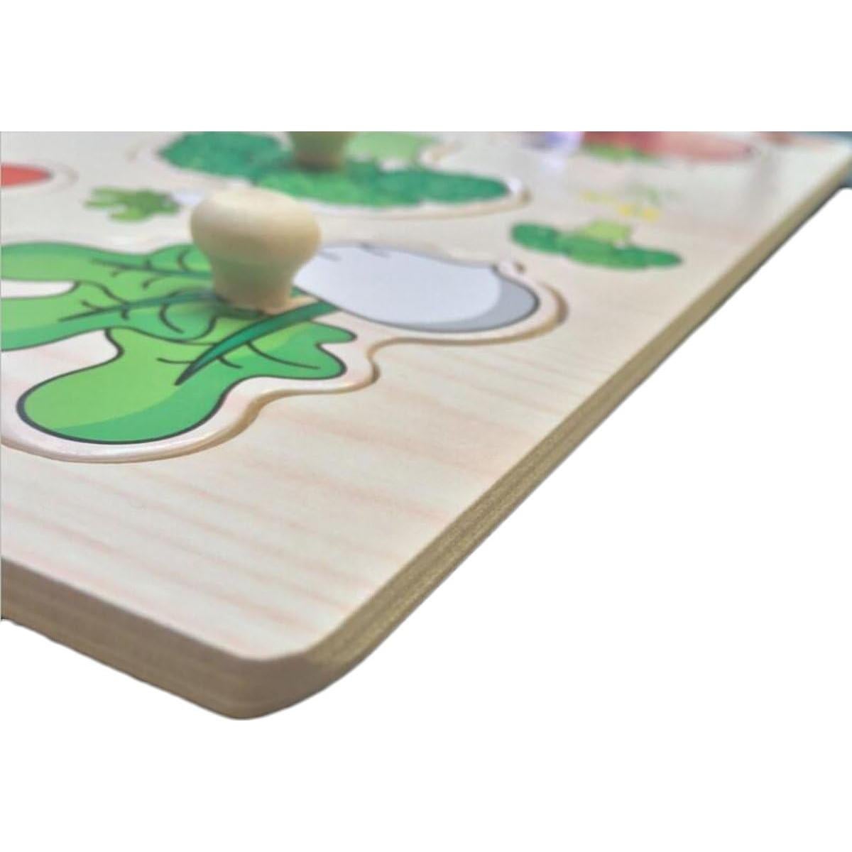 Rompecabezas de Madera Muxihosn Frutas y Verduras 30.2x23.4cm