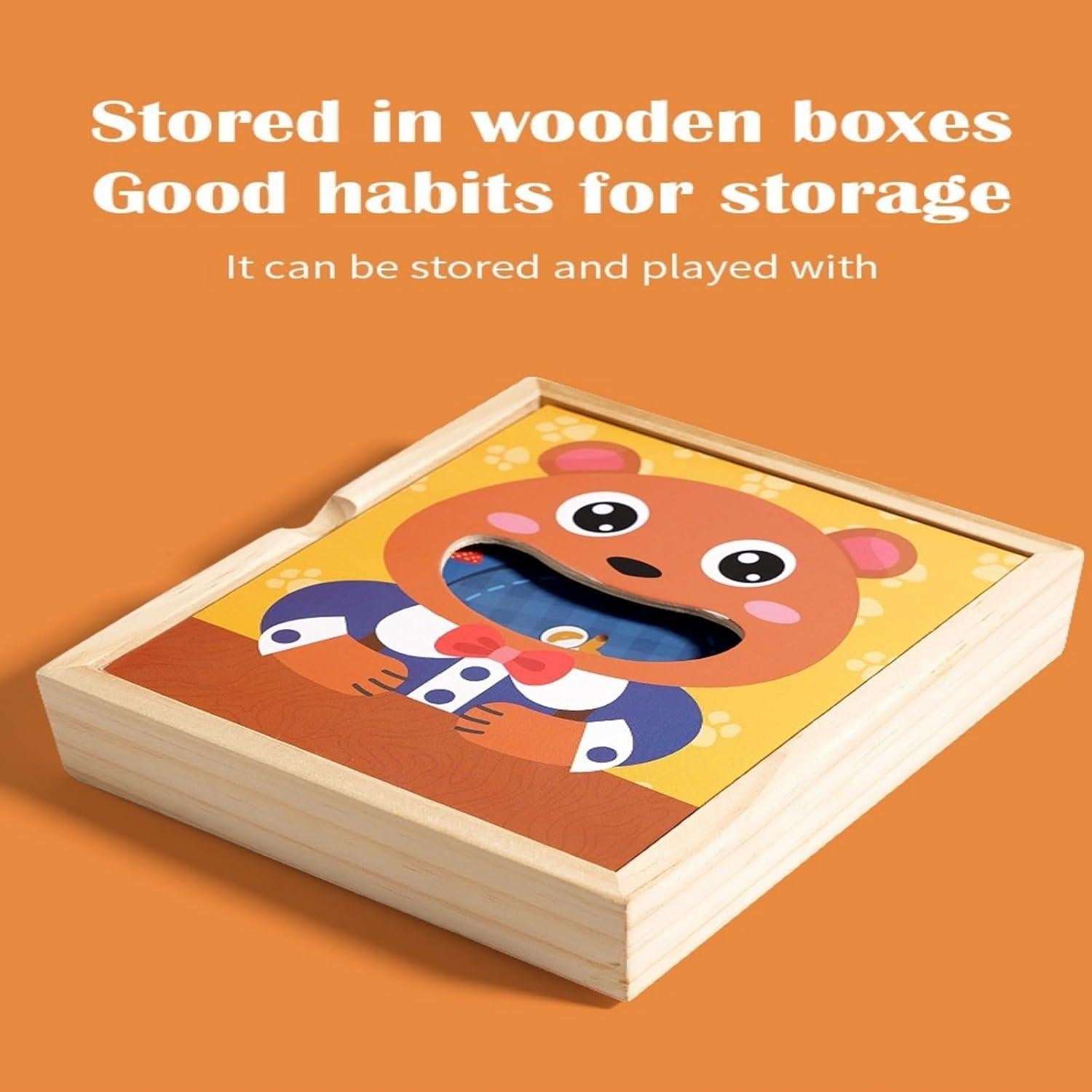 Set de Comida de Juego Montessori YECHISY - Juguete de Madera 30 Piezas