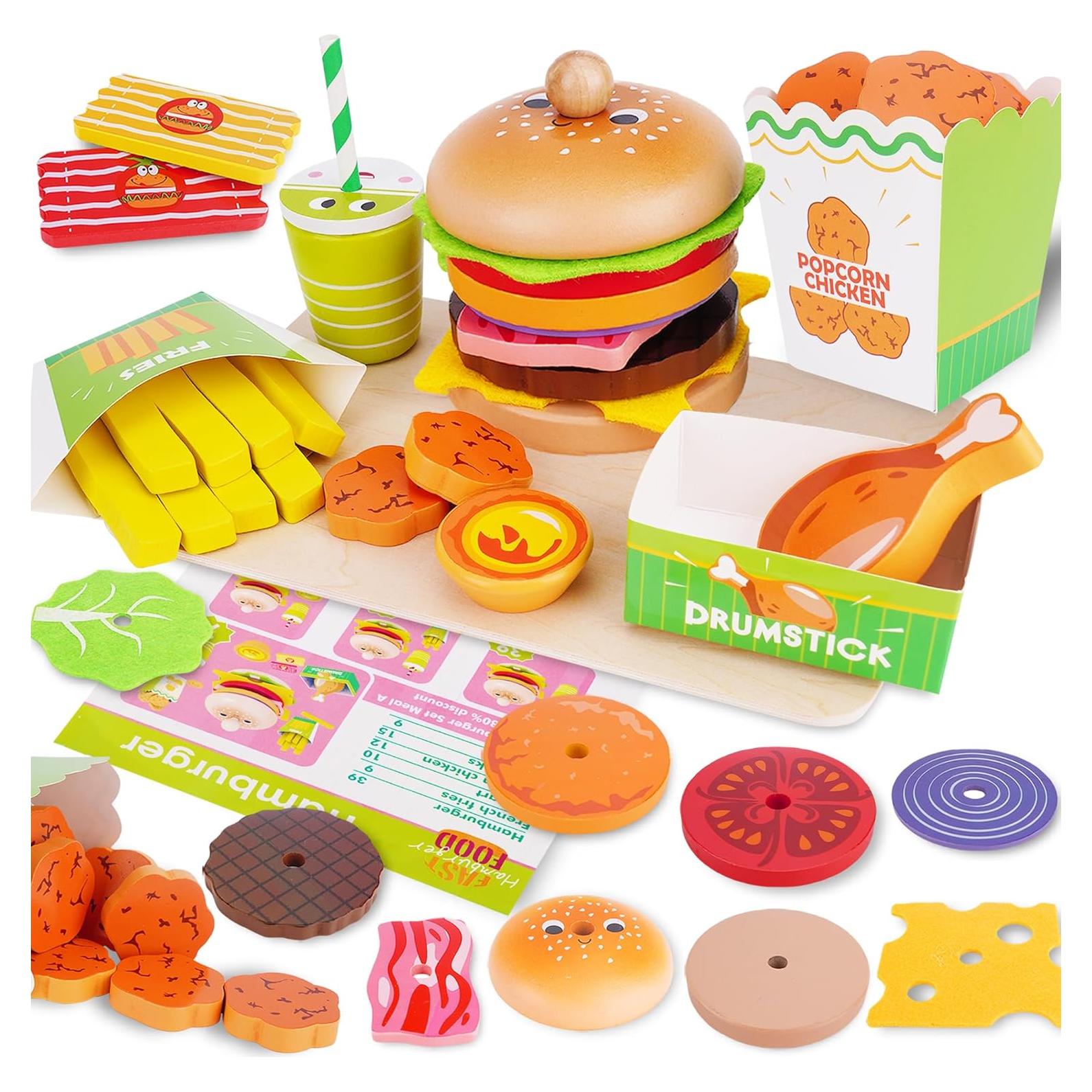 Set de Comida de Juego Montessori Melofaver 15.5x23 cm