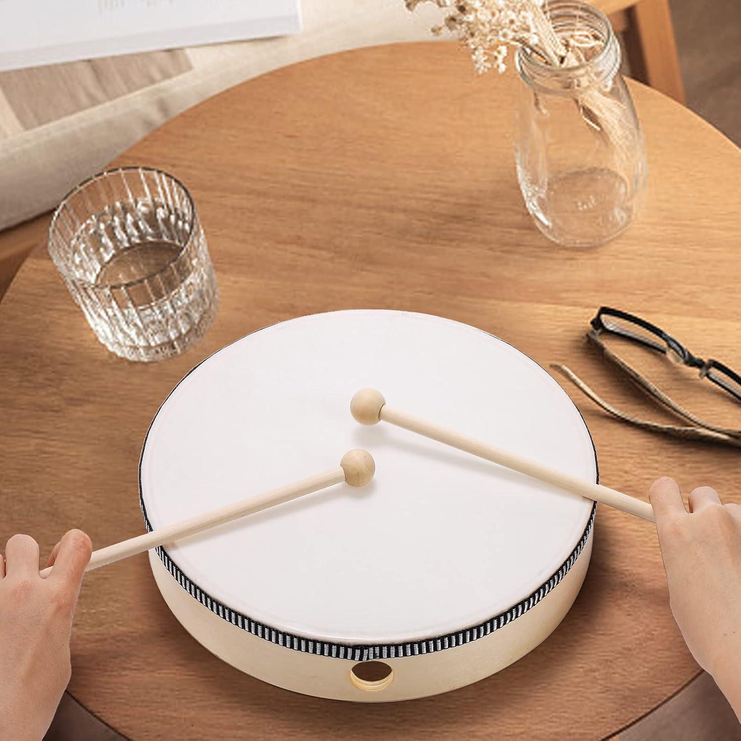 Juego de Tambores de Mano 4 Piezas Foraineam 30-15 cm