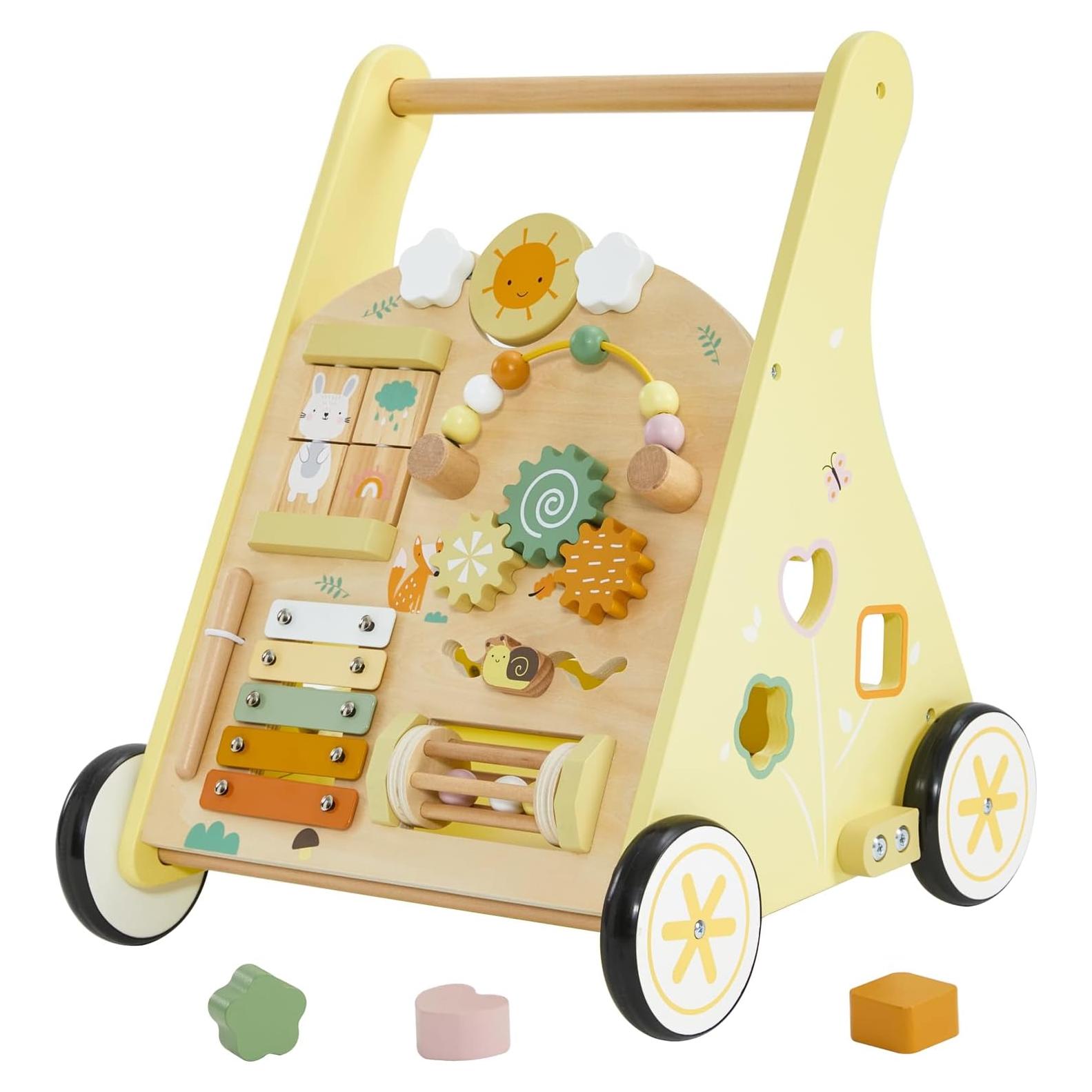 Andador de Madera labebe para Bebés con Centro de Actividades