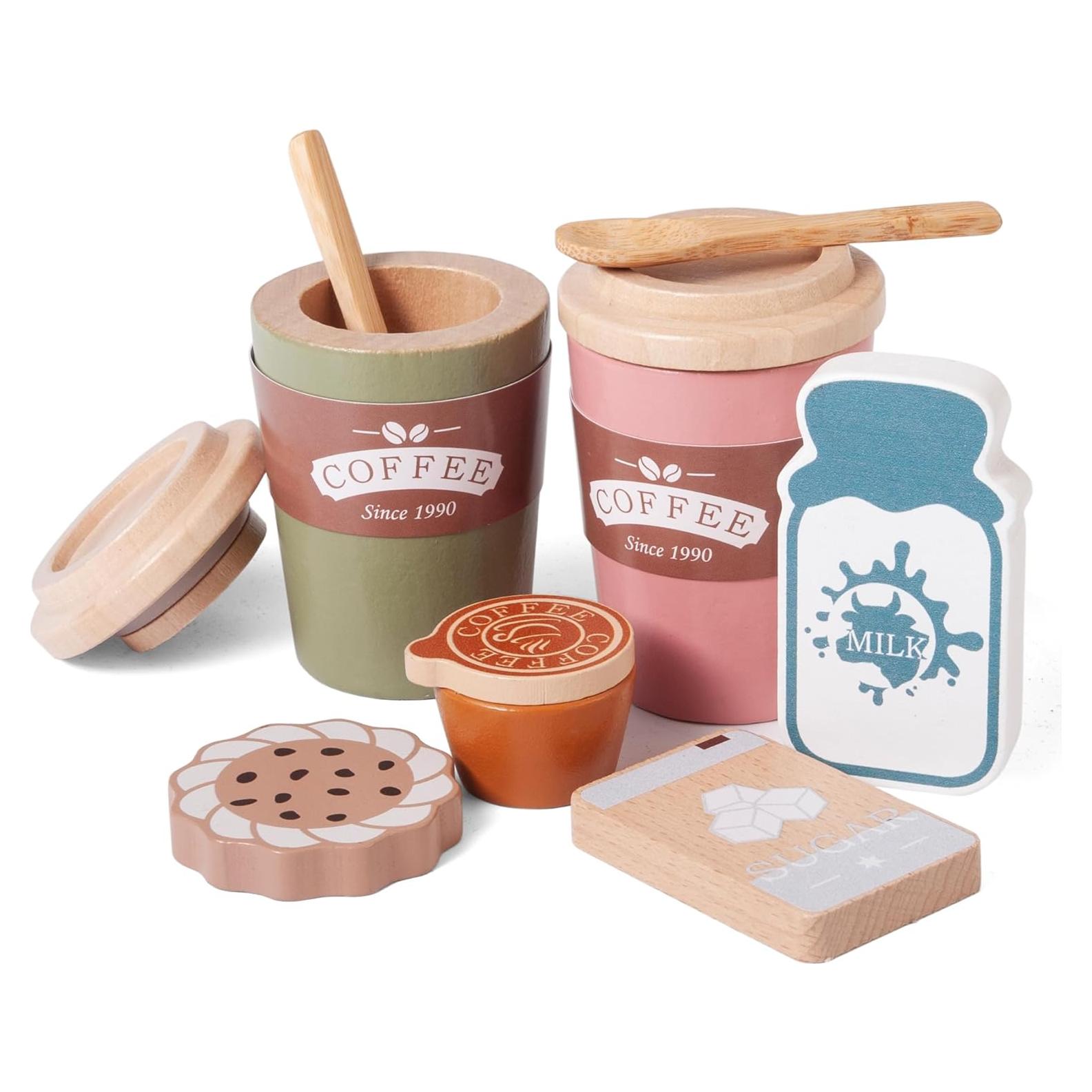 Juego de Café Montessori de Madera MONT PLEASANT para Niños