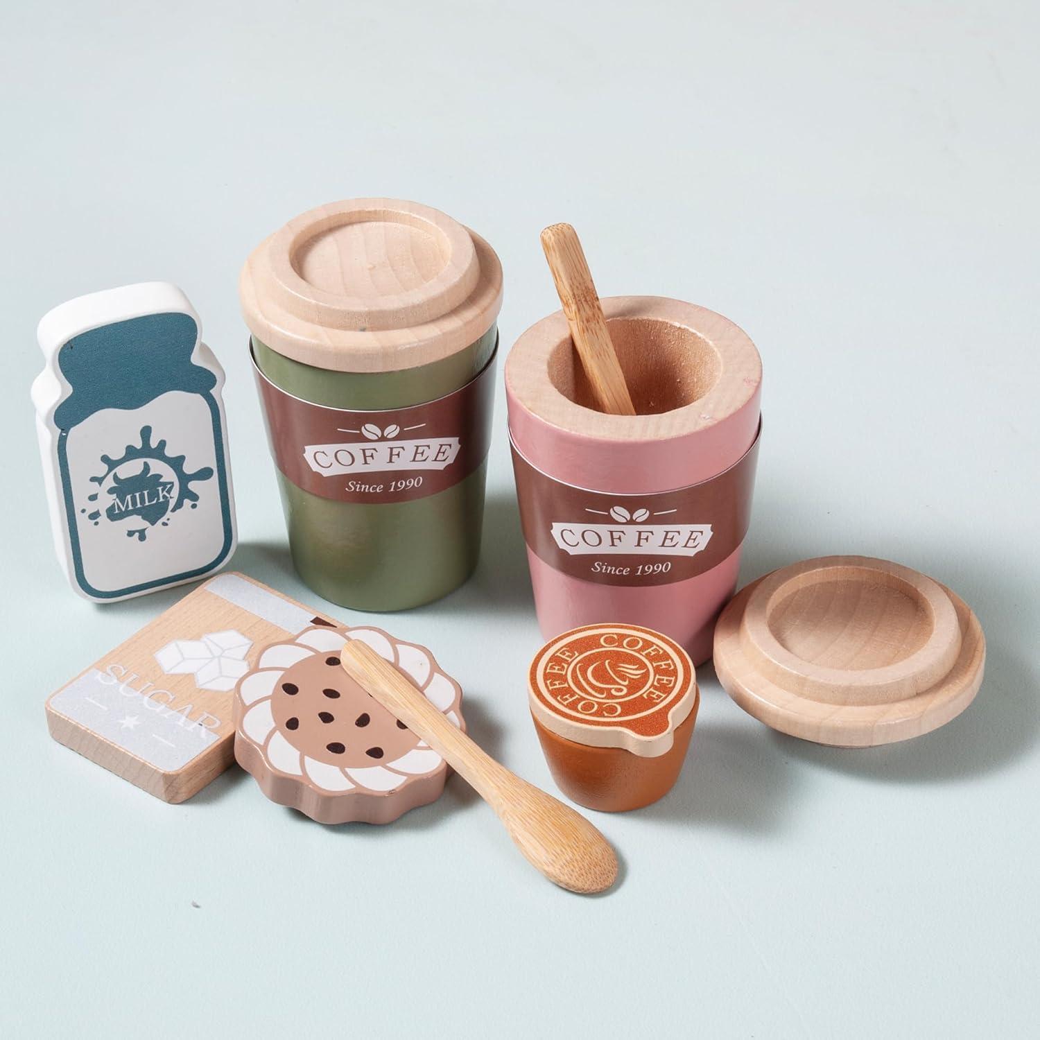 Juego de Café Montessori de Madera MONT PLEASANT para Niños