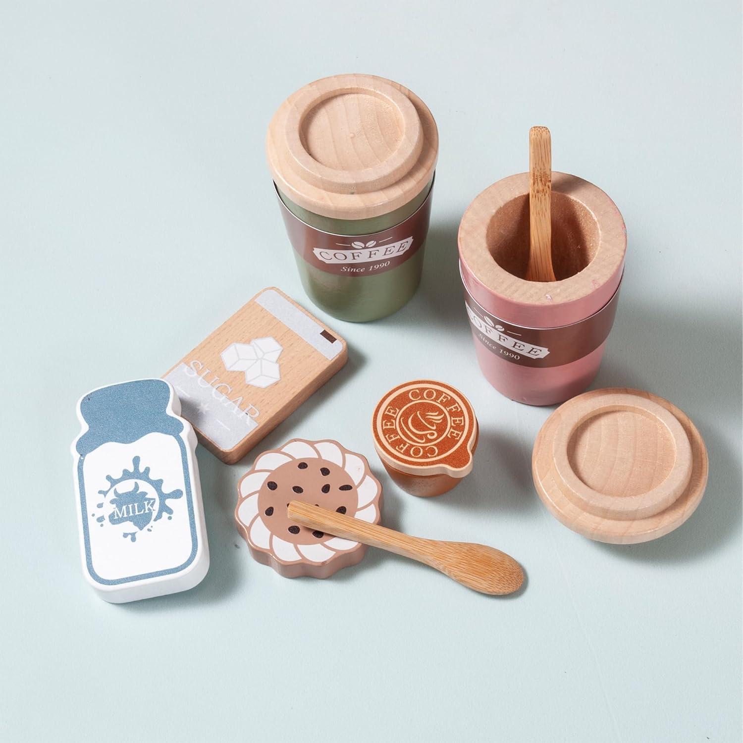 Juego de Café Montessori de Madera MONT PLEASANT para Niños