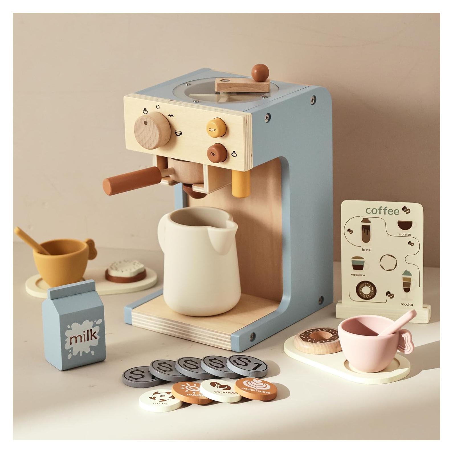 Juguete Cafetera de Madera EERKEOD para Niños 1.05 kg