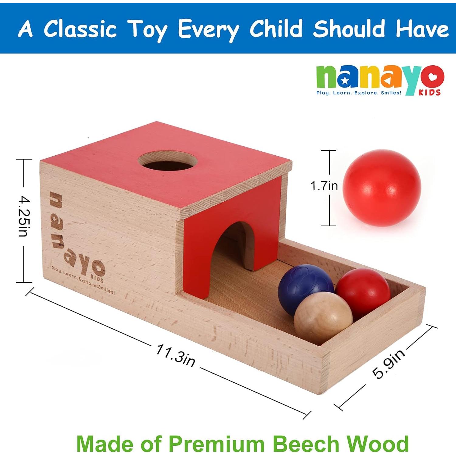 Kit de Juego Nanayo 4-en-1 Montessori para Bebés 1-3 Años