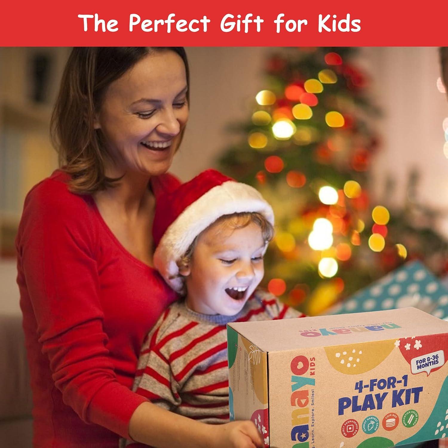 Kit de Juego Nanayo 4-en-1 Montessori para Bebés 1-3 Años