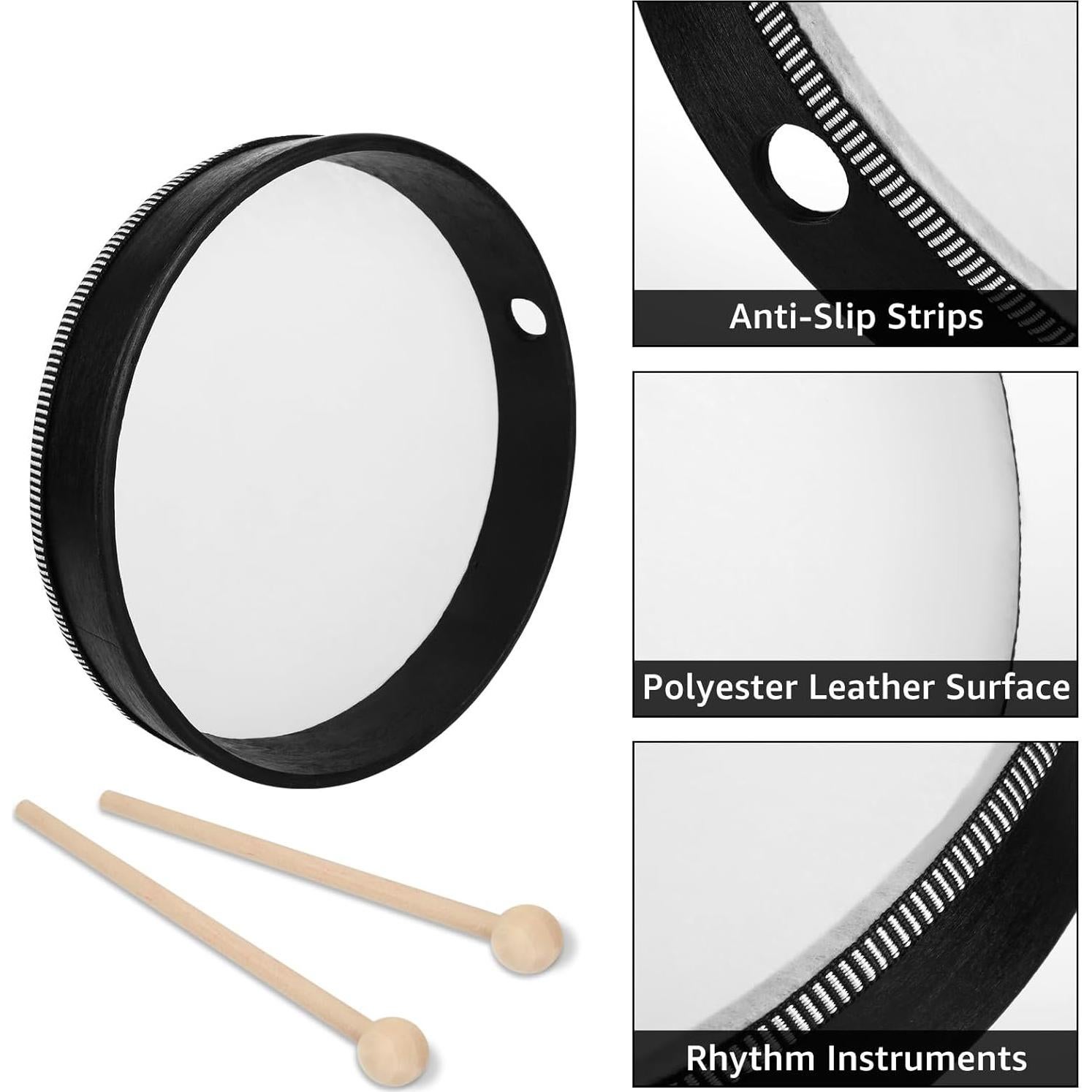 Conjunto de Tambores de Mano CertBuy 4 Pcs 10-25 cm