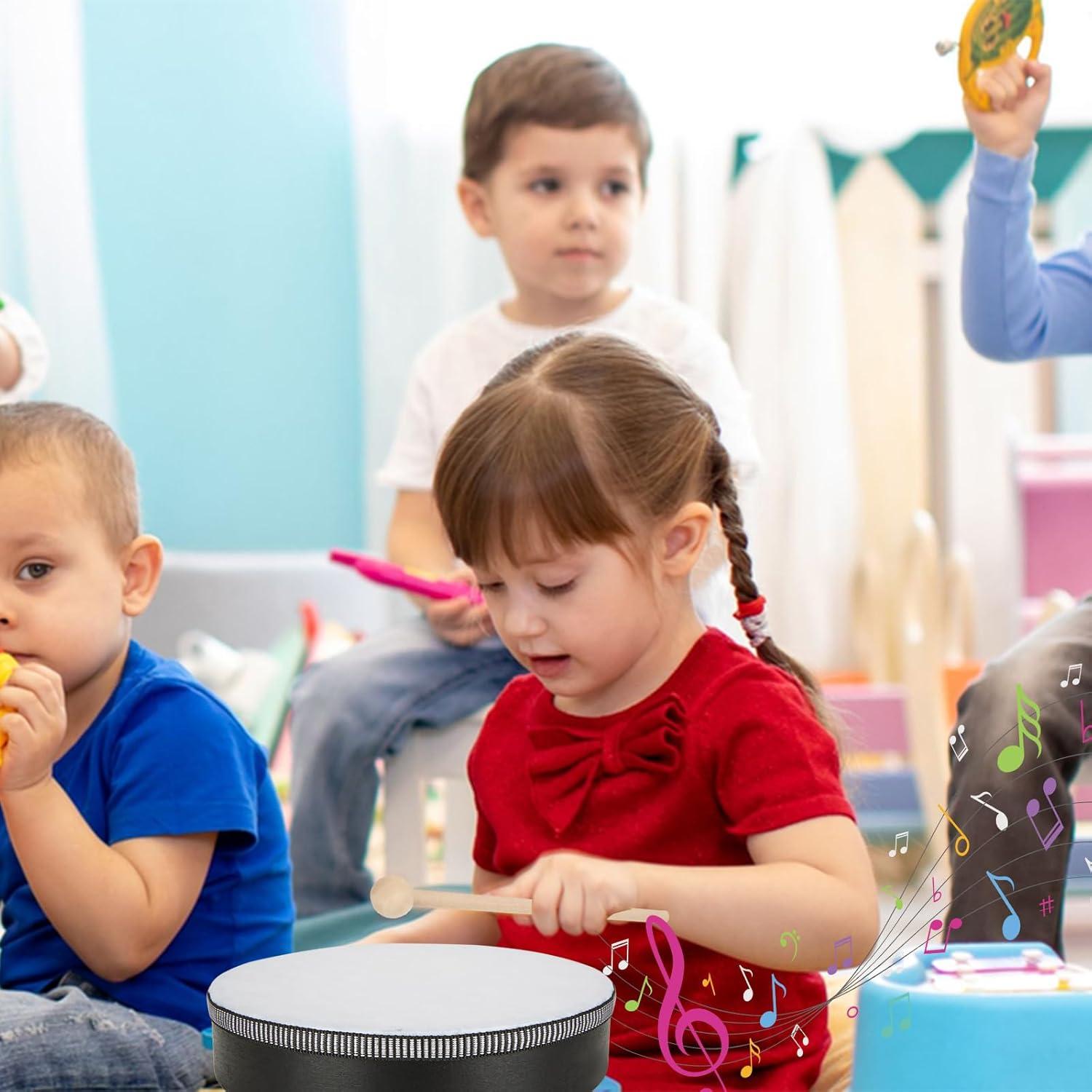 Conjunto de Tambores de Mano CertBuy 4 Pcs 10-25 cm