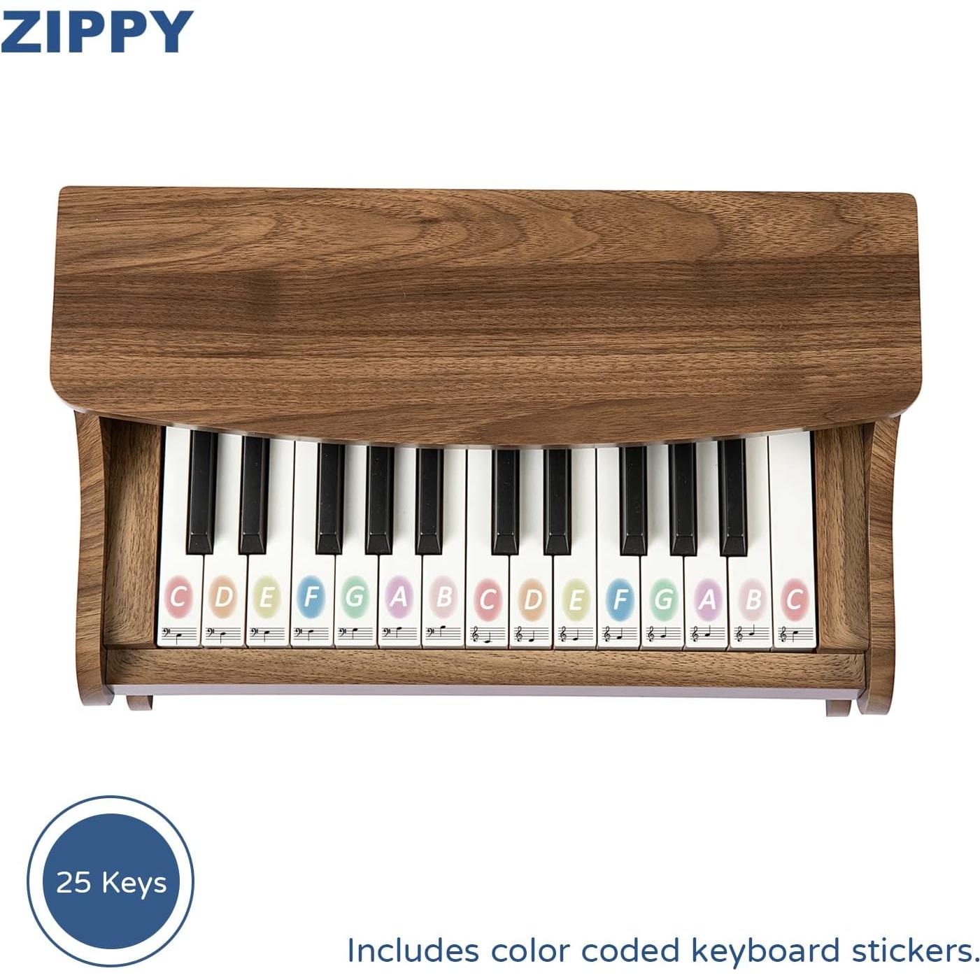 Piano Digital ZIPPY para Niños de Madera 25 Teclas