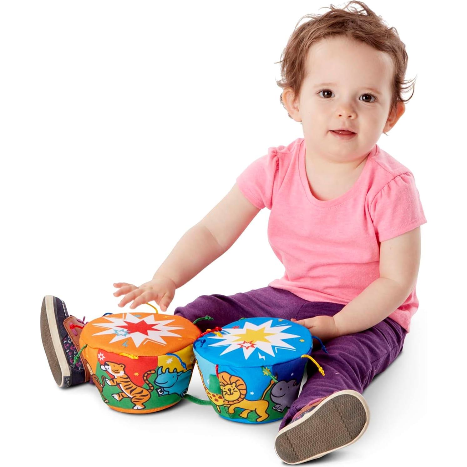 Tambores Bongo Suaves Melissa & Doug 9194 Multicolor 430g