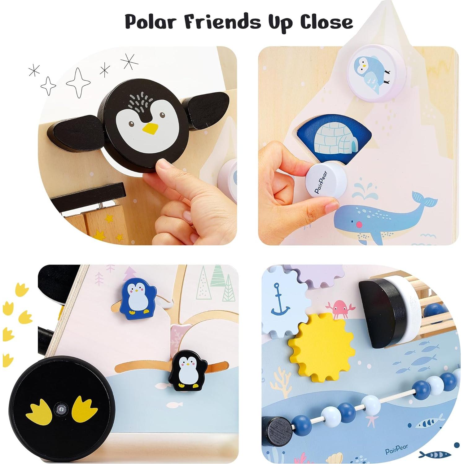 Andador de Madera PairPear Polar Explorer 9 en 1 Montessori