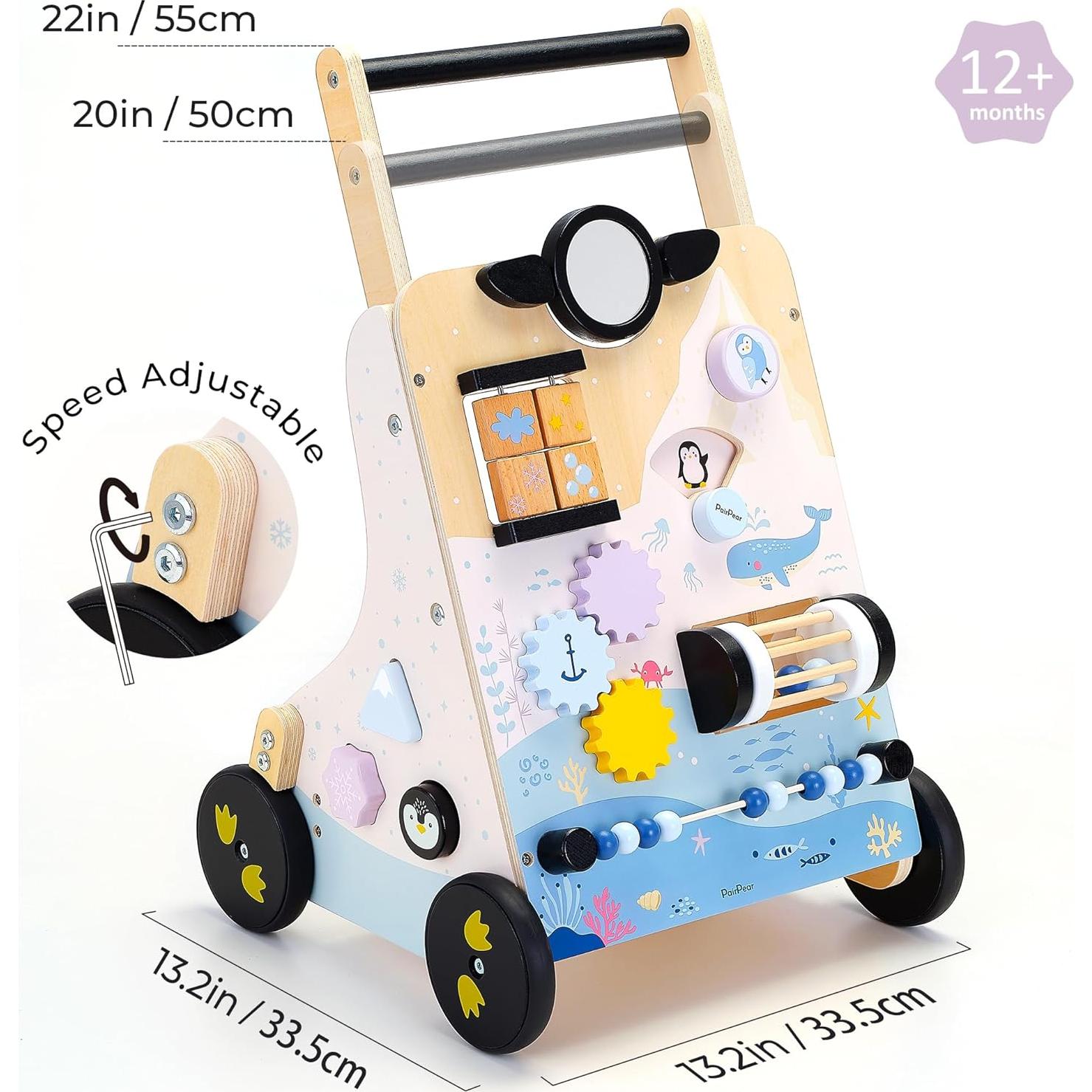 Andador de Madera PairPear Polar Explorer 9 en 1 Montessori