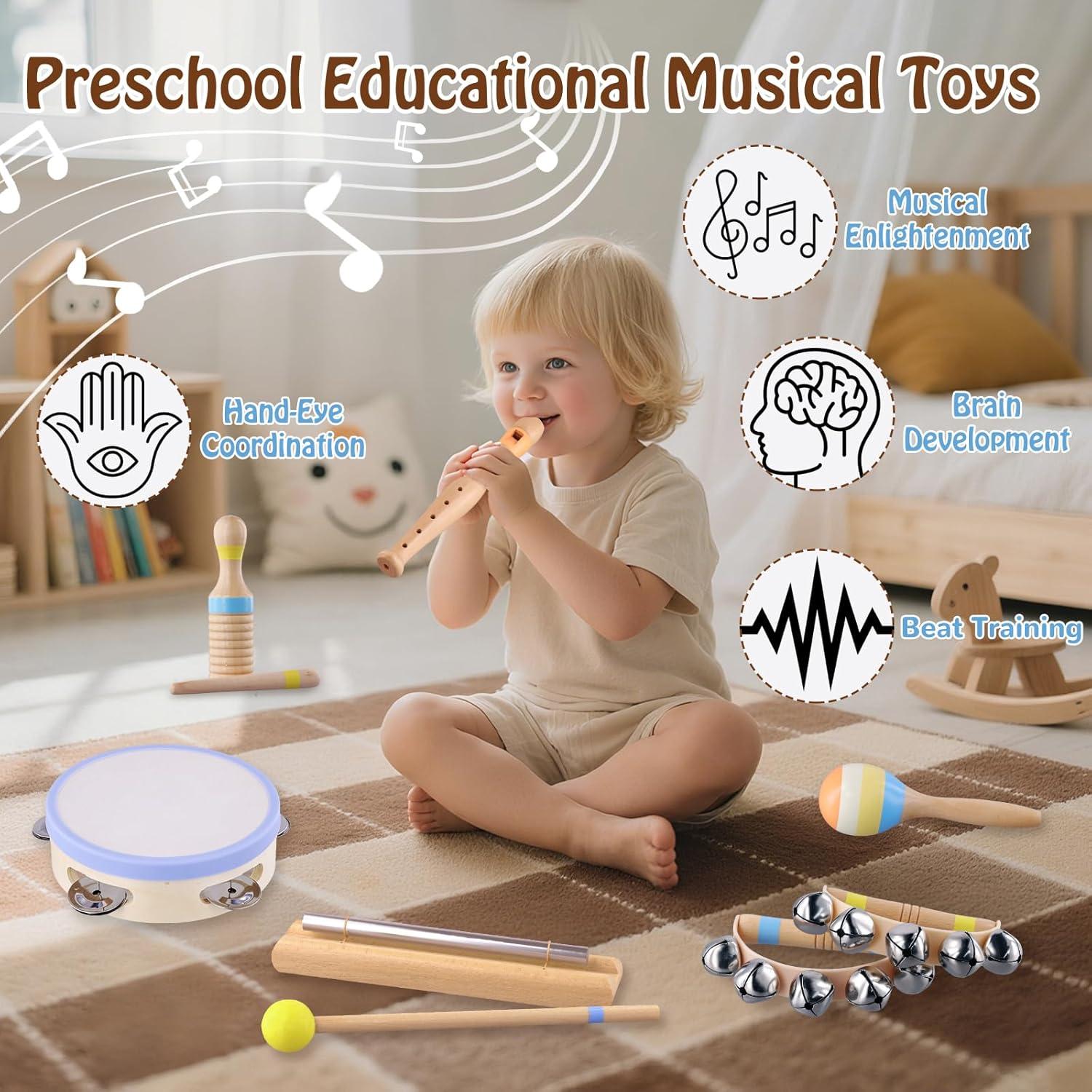 Set de Instrumentos Musicales Montessori Innowis para Bebés